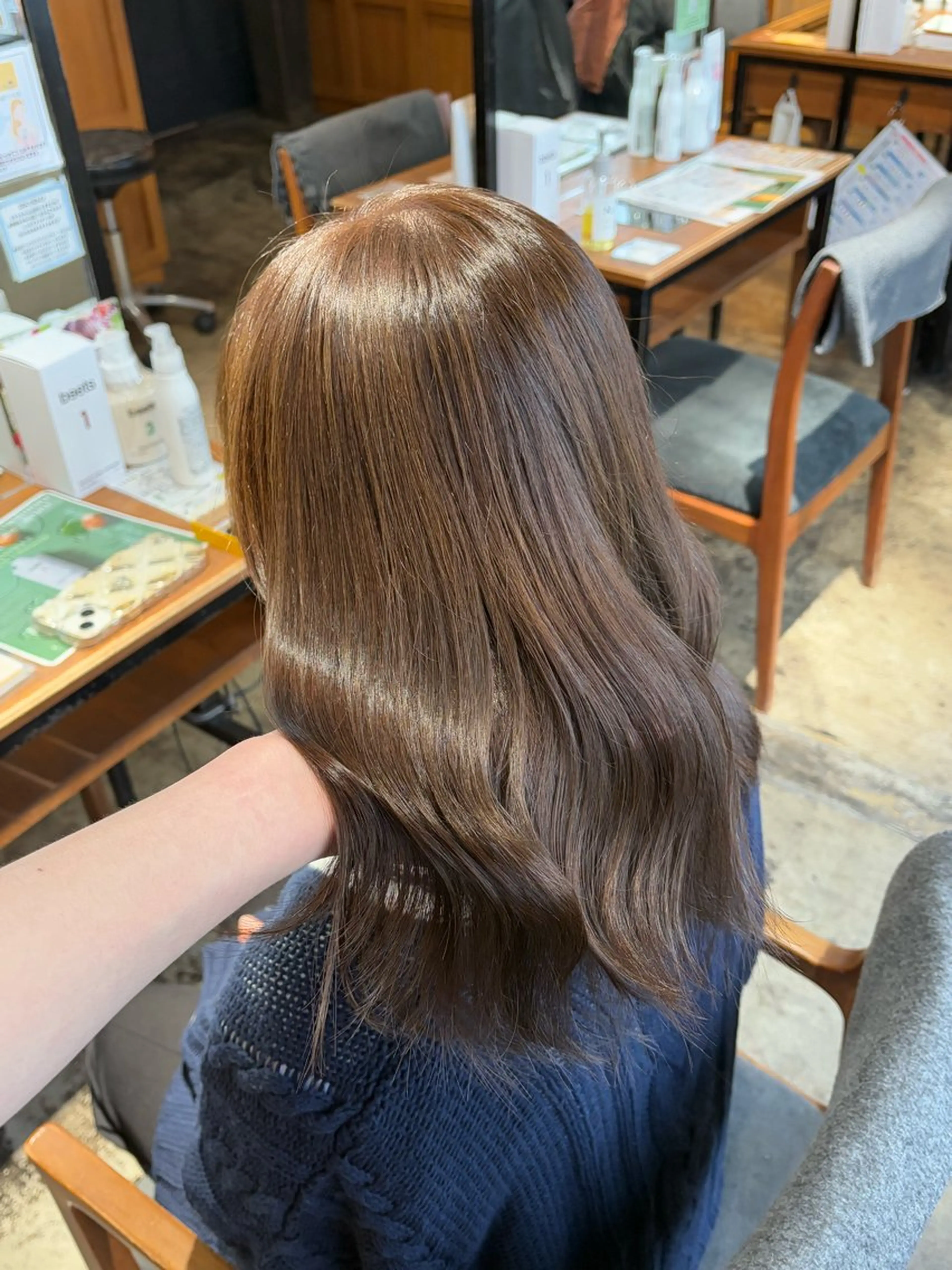 ミディアム カラー カット ヘアカラー トリートメント RINO/似合わせ /女性専用🍑のヘアスタイル