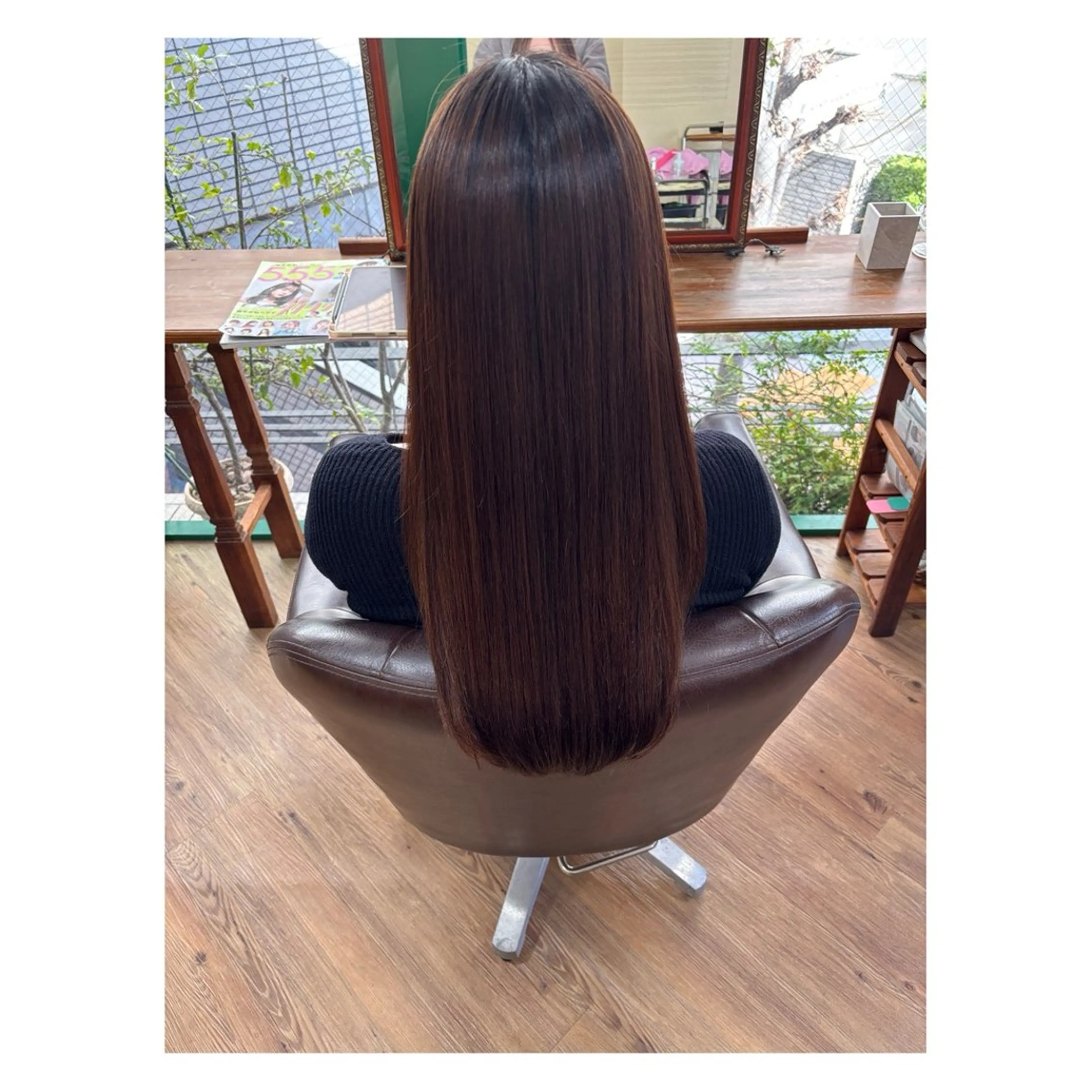 ロング 縮毛矯正 トリートメント cmake所属・. kanokoのヘアスタイル