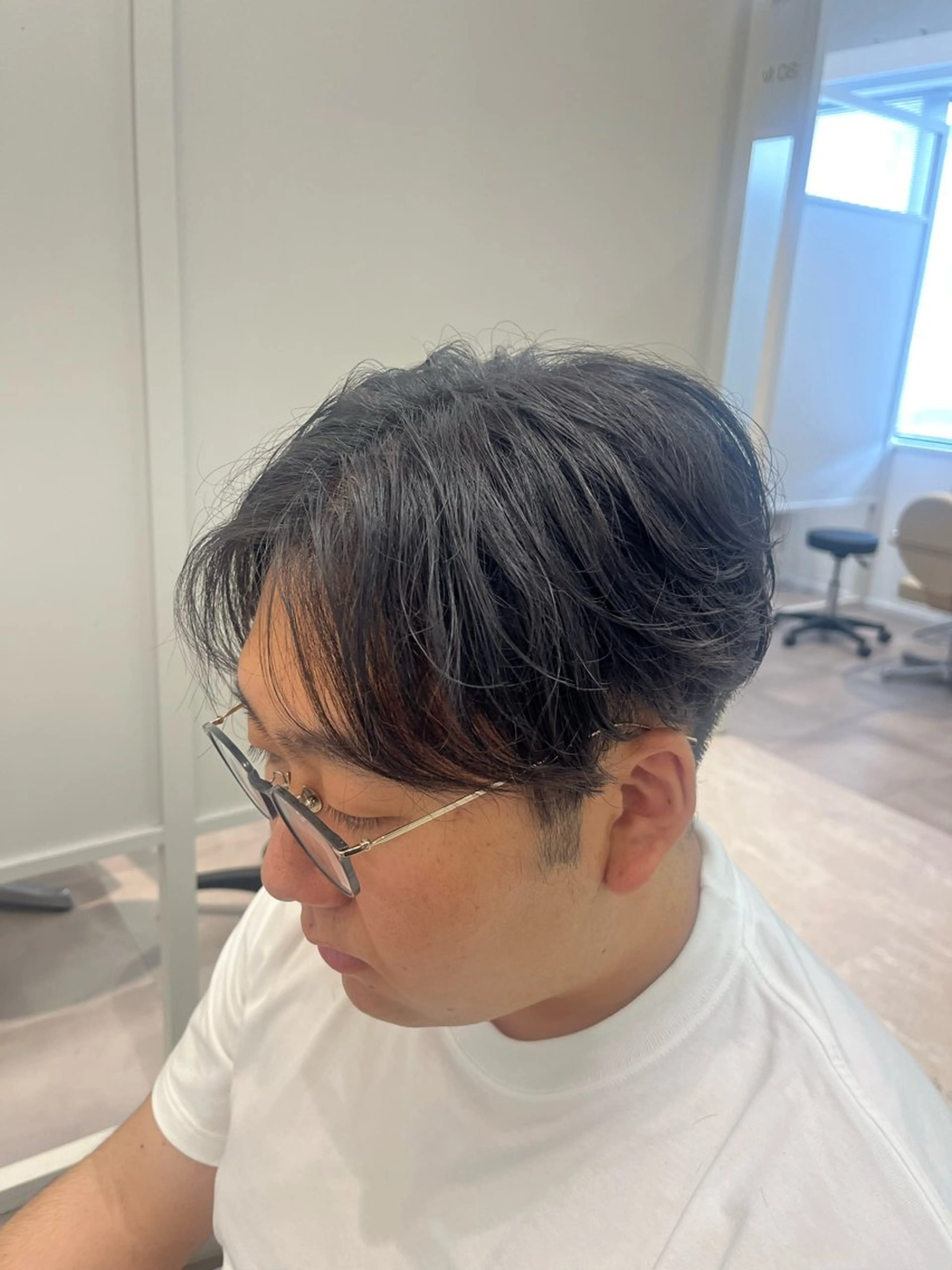 メンズ みう/仙台/暖色/ 艶髪/顔周りカット/のヘアスタイル