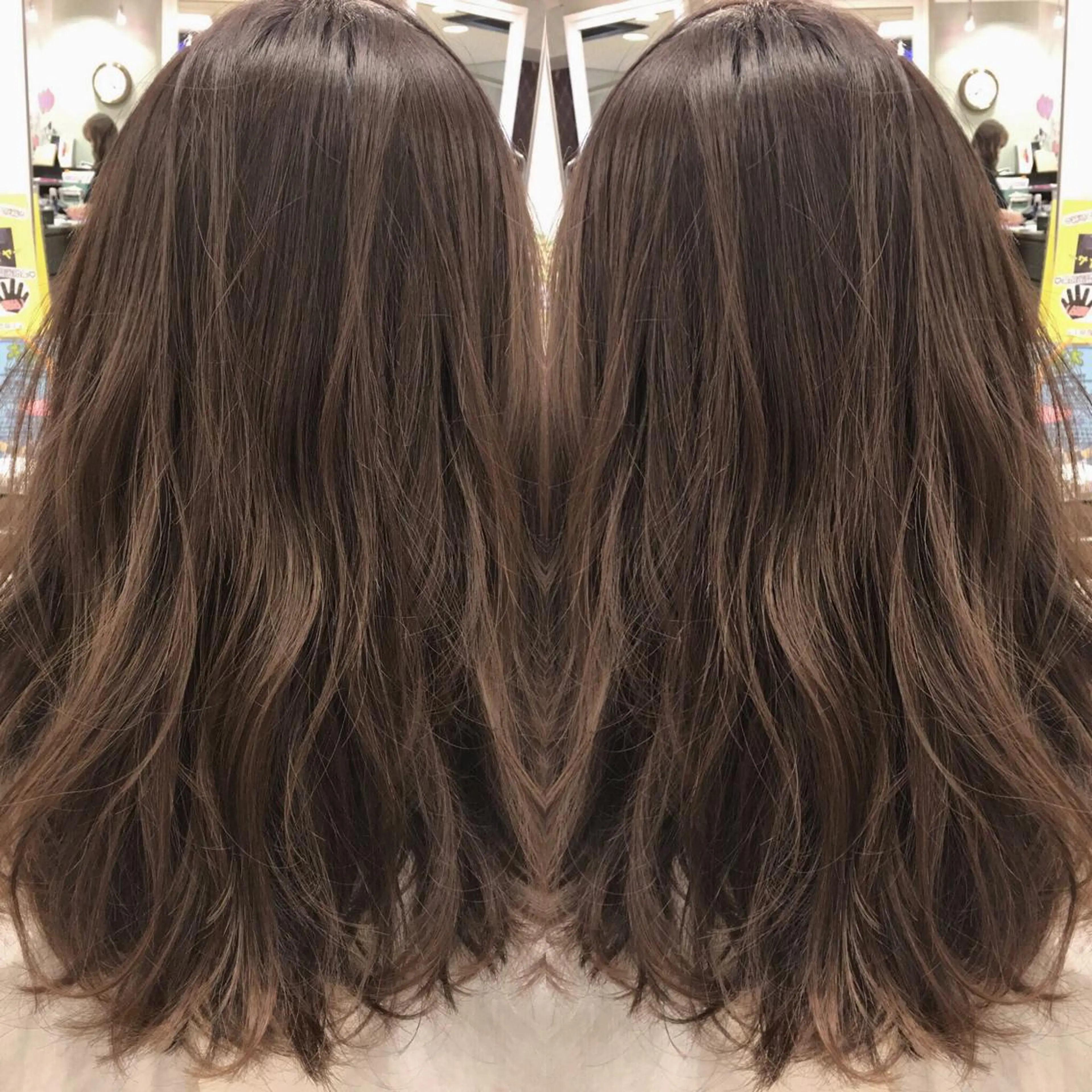 セミロング box  mico. mutsumiのヘアスタイル