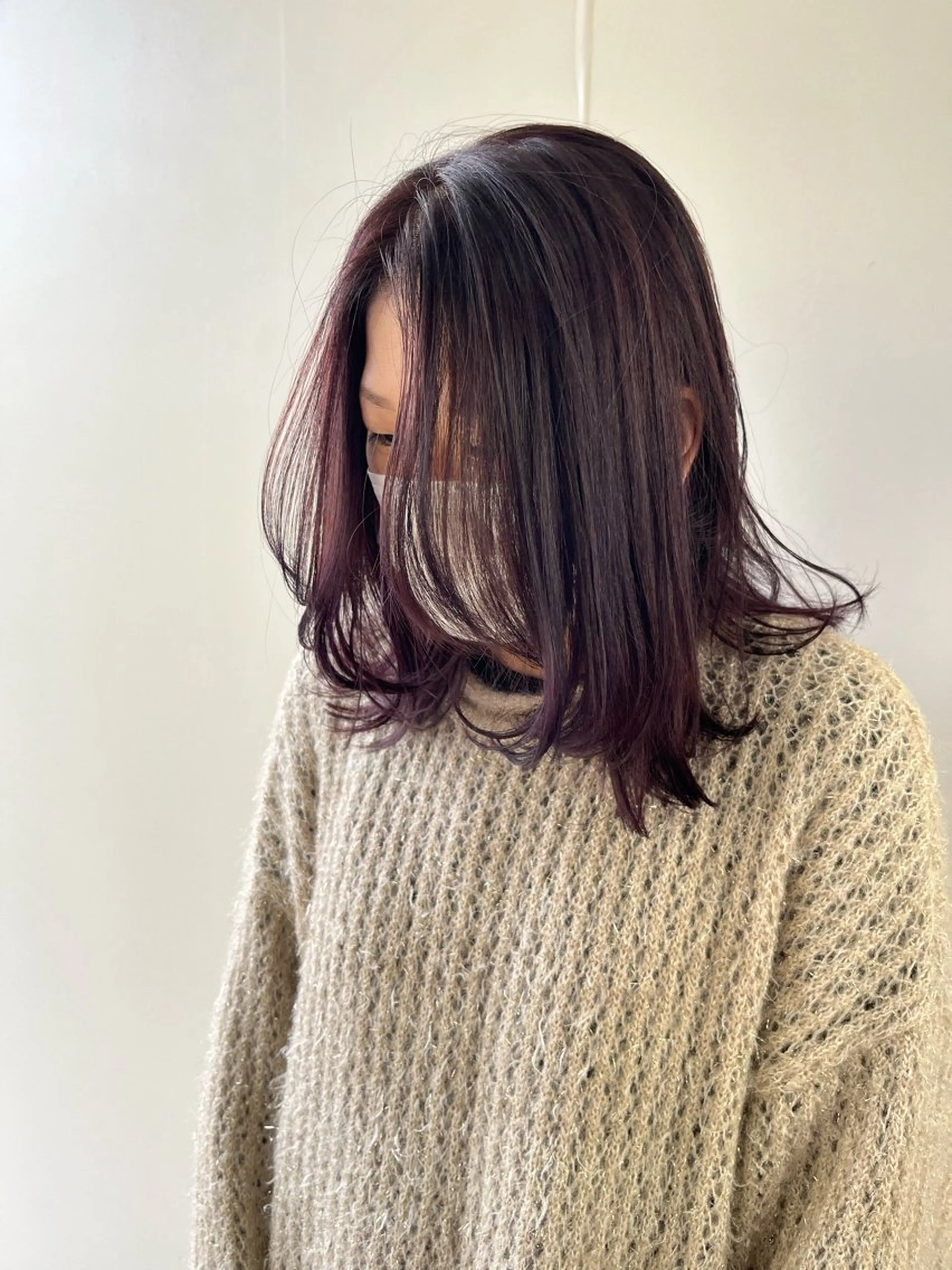 ミディアム 松本 茜のヘアスタイル