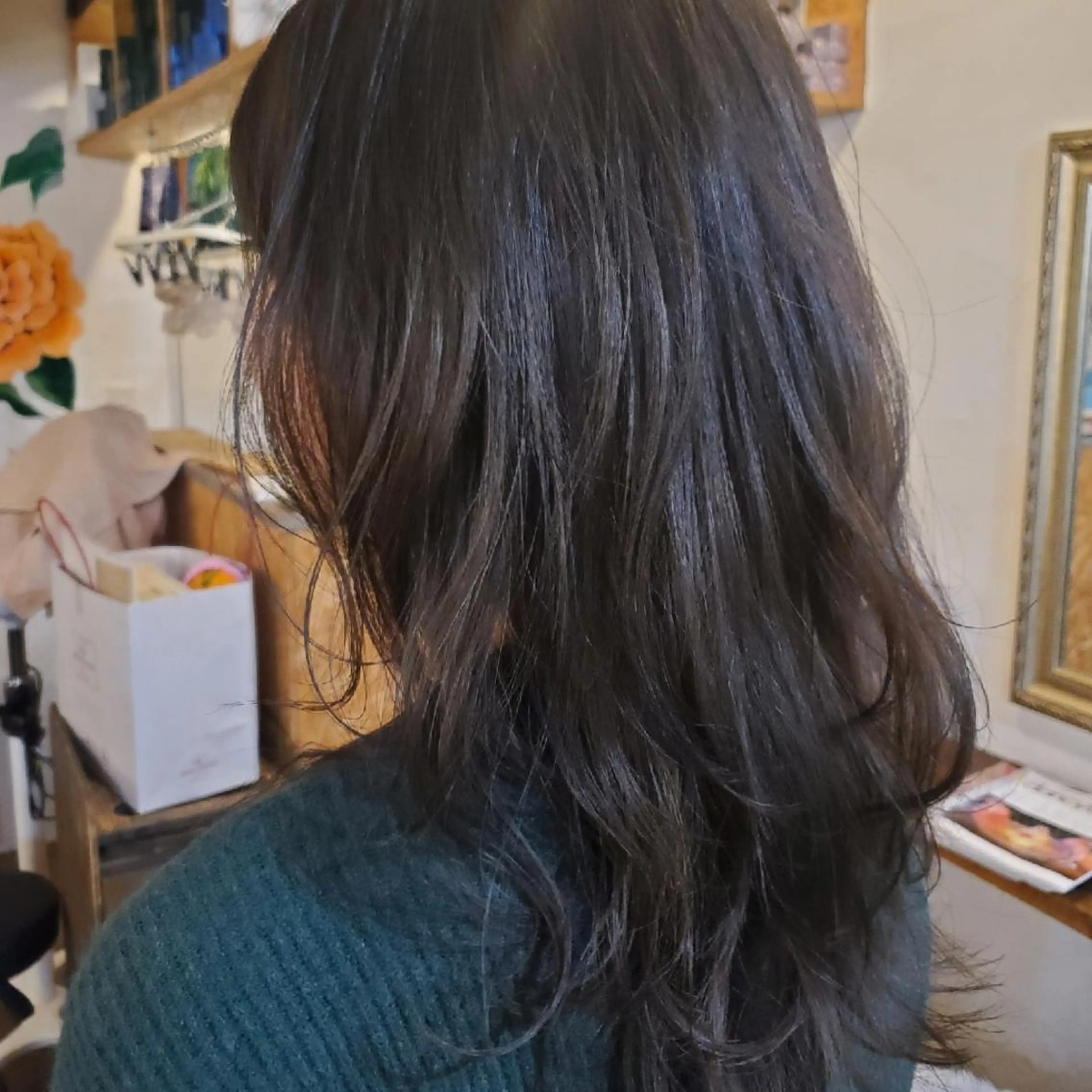 ロング カラー カット ヘアカラー トリートメント フリーランス所属・韓国ヘア レイヤー くびれヘアMATSUのヘアスタイル