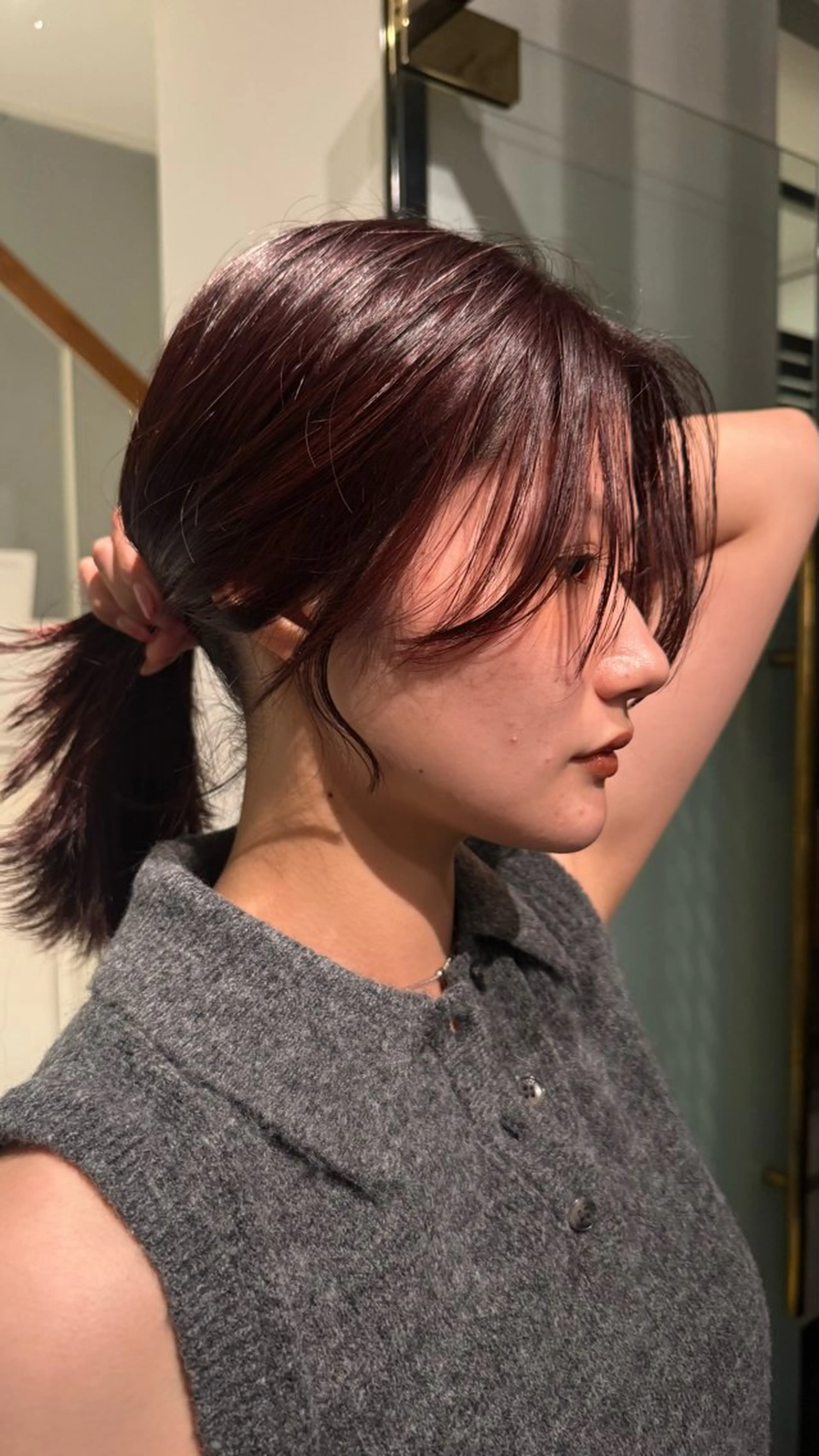 ミディアム LAPENSEE ORANGE所属・みずち/ 名古屋/カラーモデルのヘアスタイル