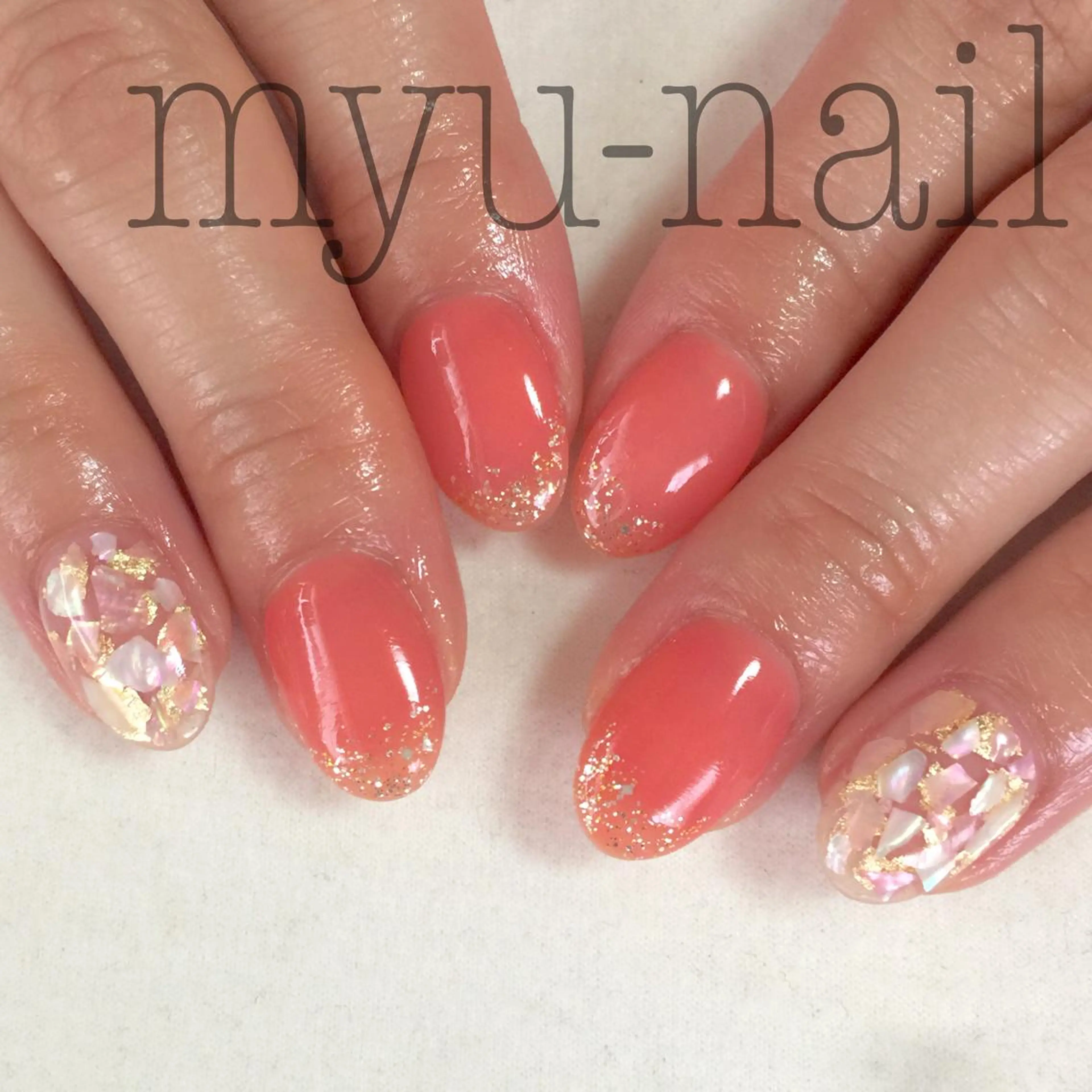 ネイル ハンドネイル ホームサロン myu-nailのネイルデザイン