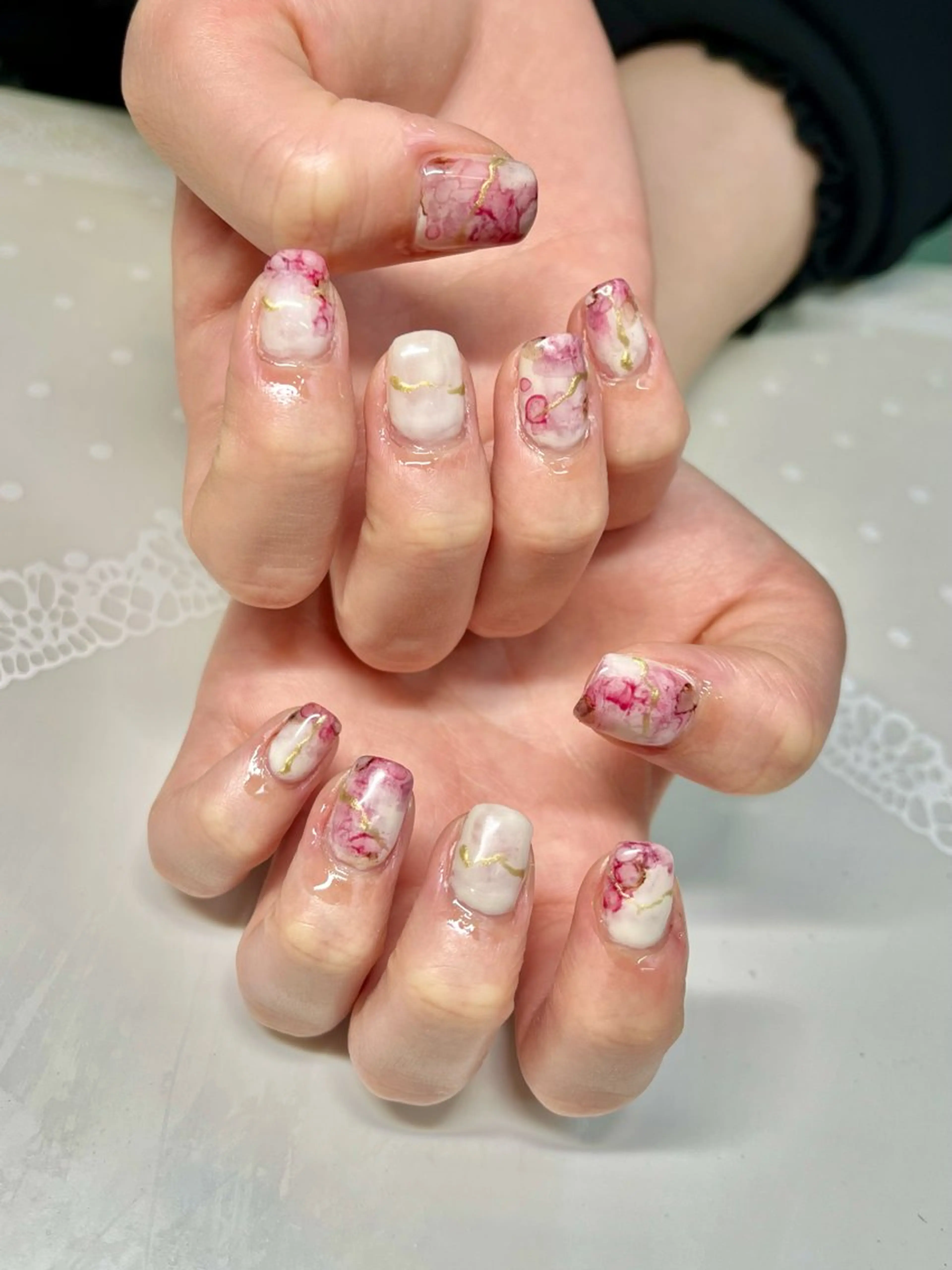 ネイル ハンドネイル 新宿ネイルサロン ジェミディローサ所属・新宿ネイルサロン ジェミディローサのネイルデザイン