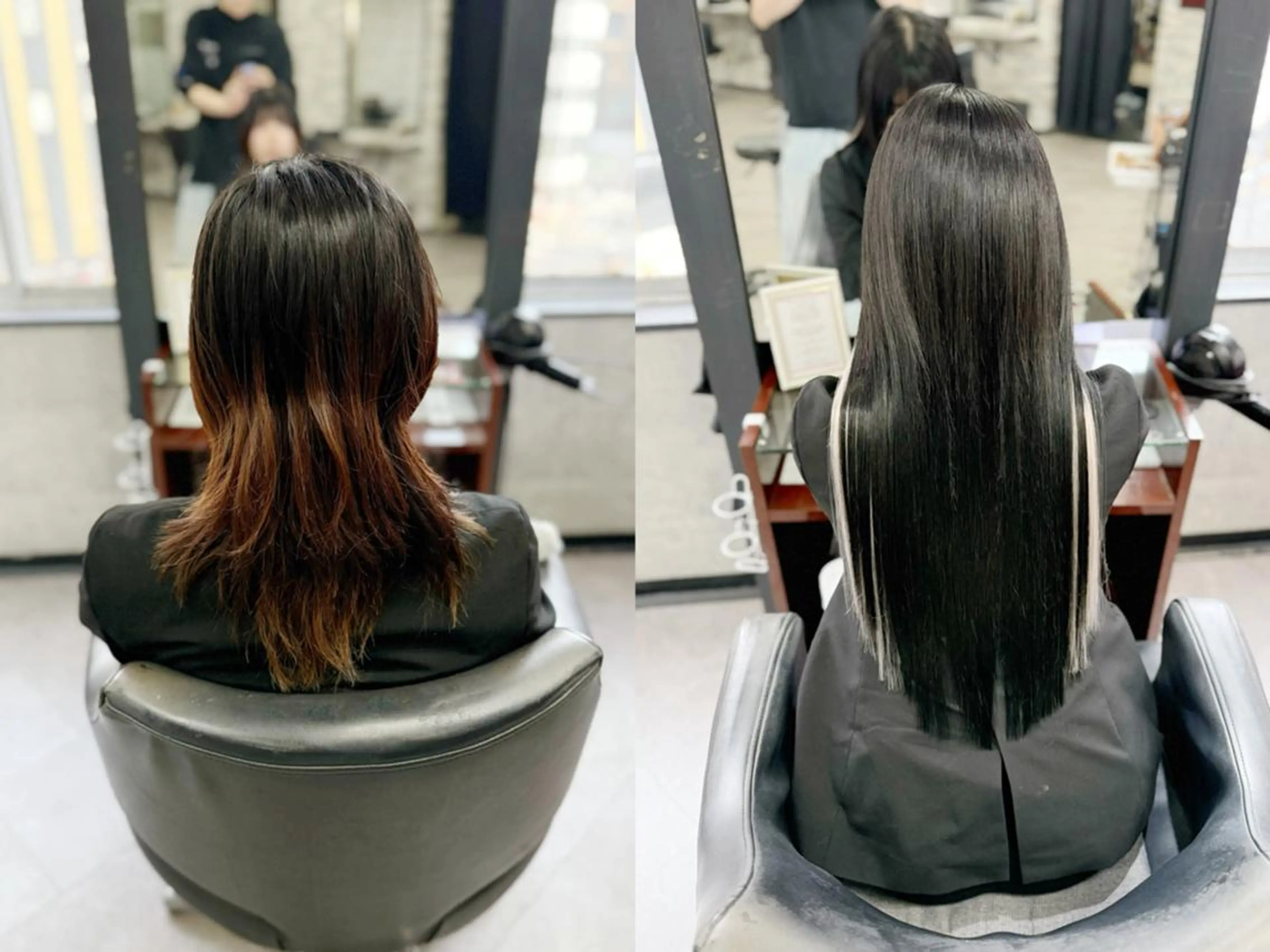 ロング カット ヘアカラー トリートメント 💎馴染むエクステ ×カラーTOMO💎のヘアスタイル