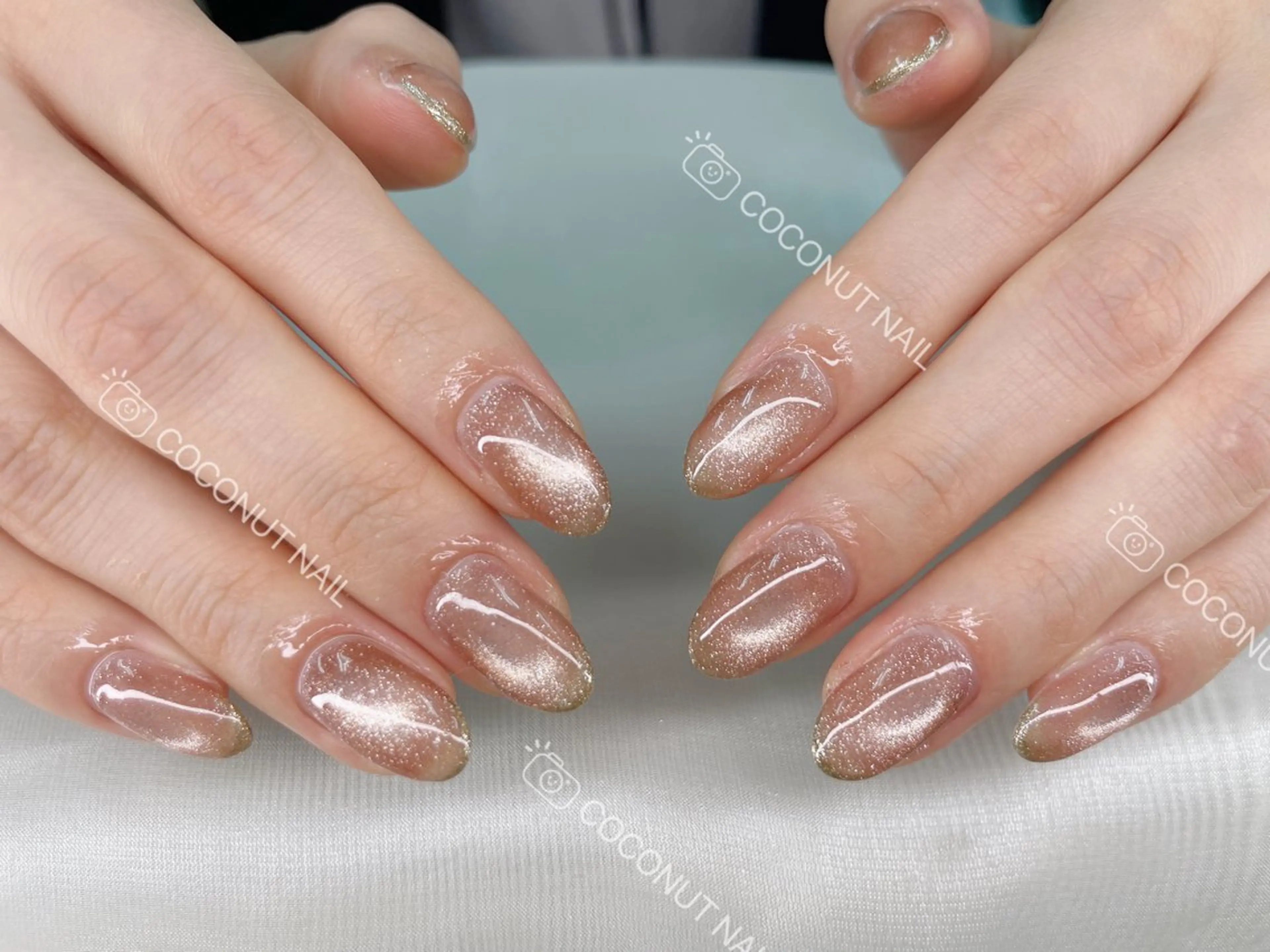 ネイル ハンドネイル 神田 ココナッツのネイルデザイン