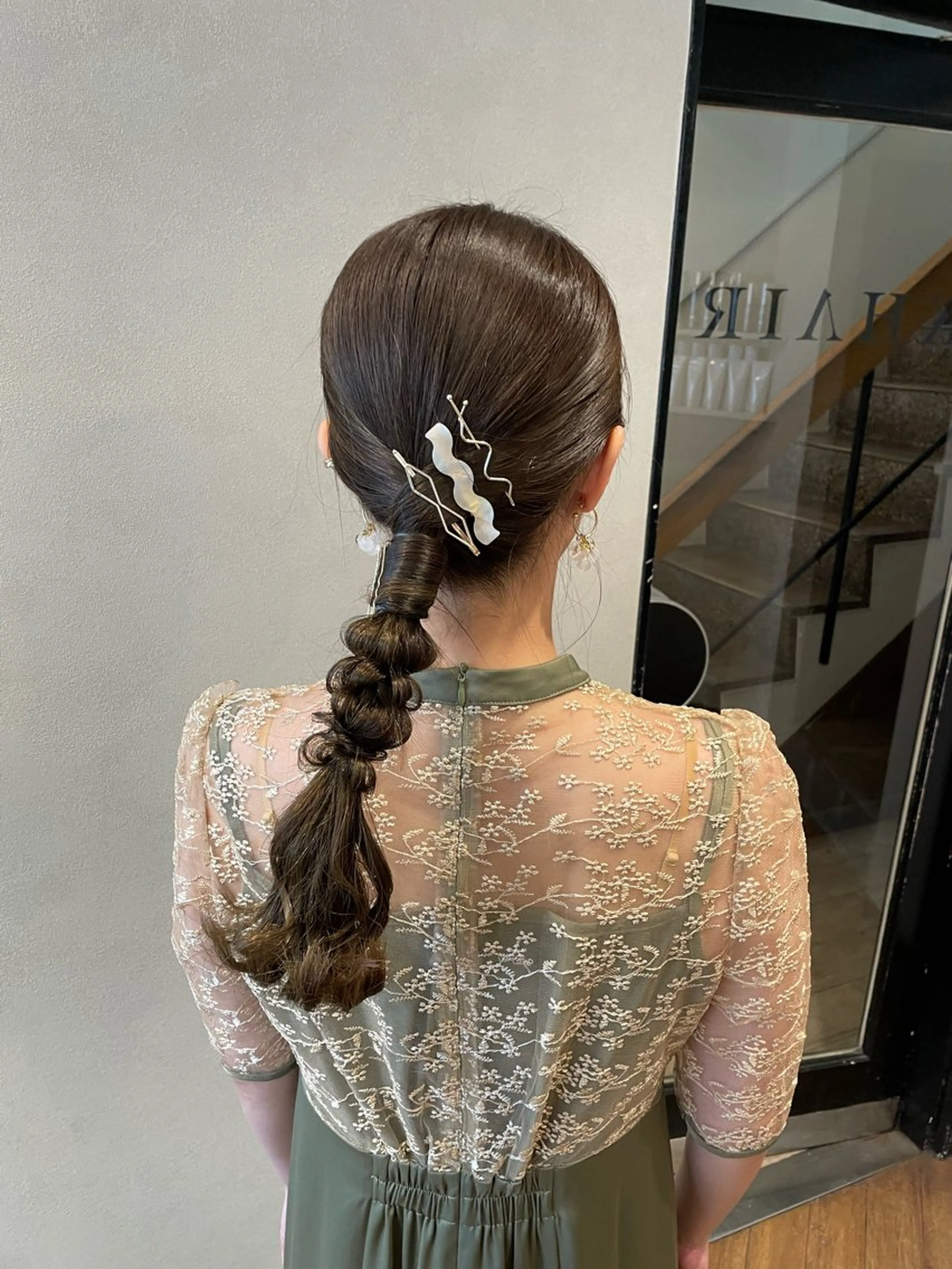 ヘアアレンジ ヘアセット 金城 二千夏のヘアスタイル