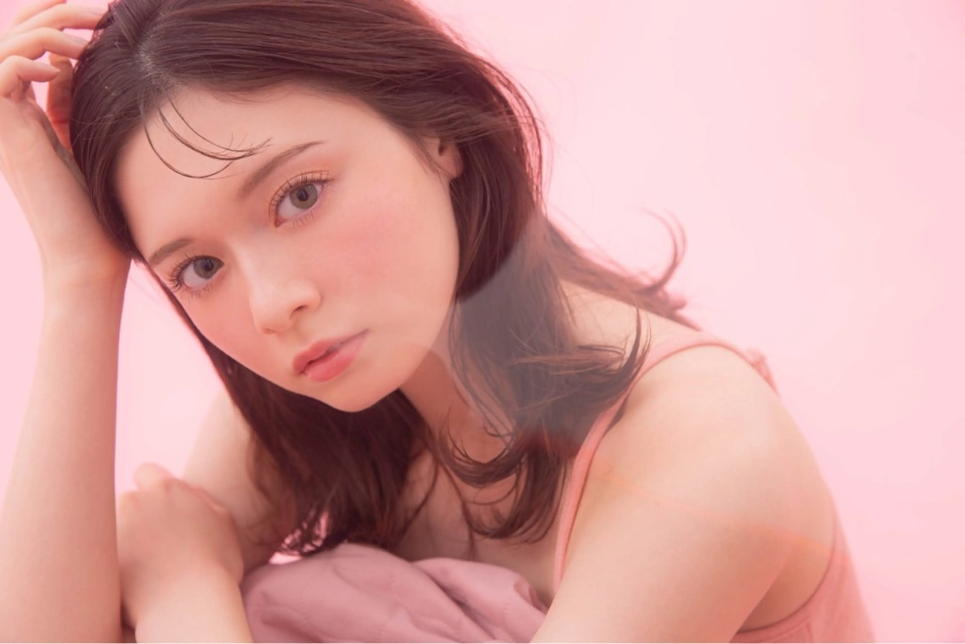 ミディアム カラー JYUNESU表参道所属・韓国ヘア🇰🇷🎀 透明感カラーのヘアスタイル