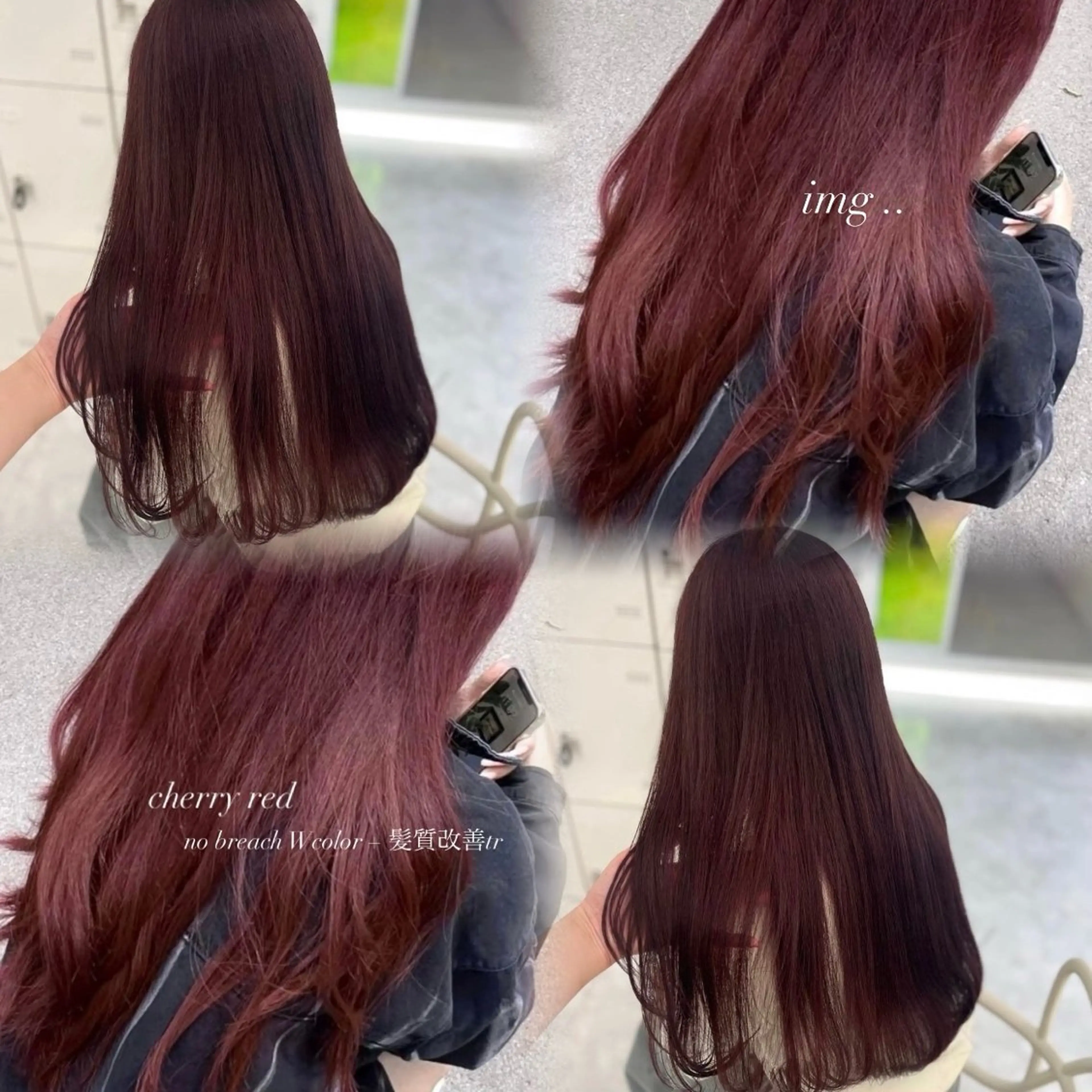 ミディアム カラー モテ艶韓国ヘア 🤍りんのヘアスタイル