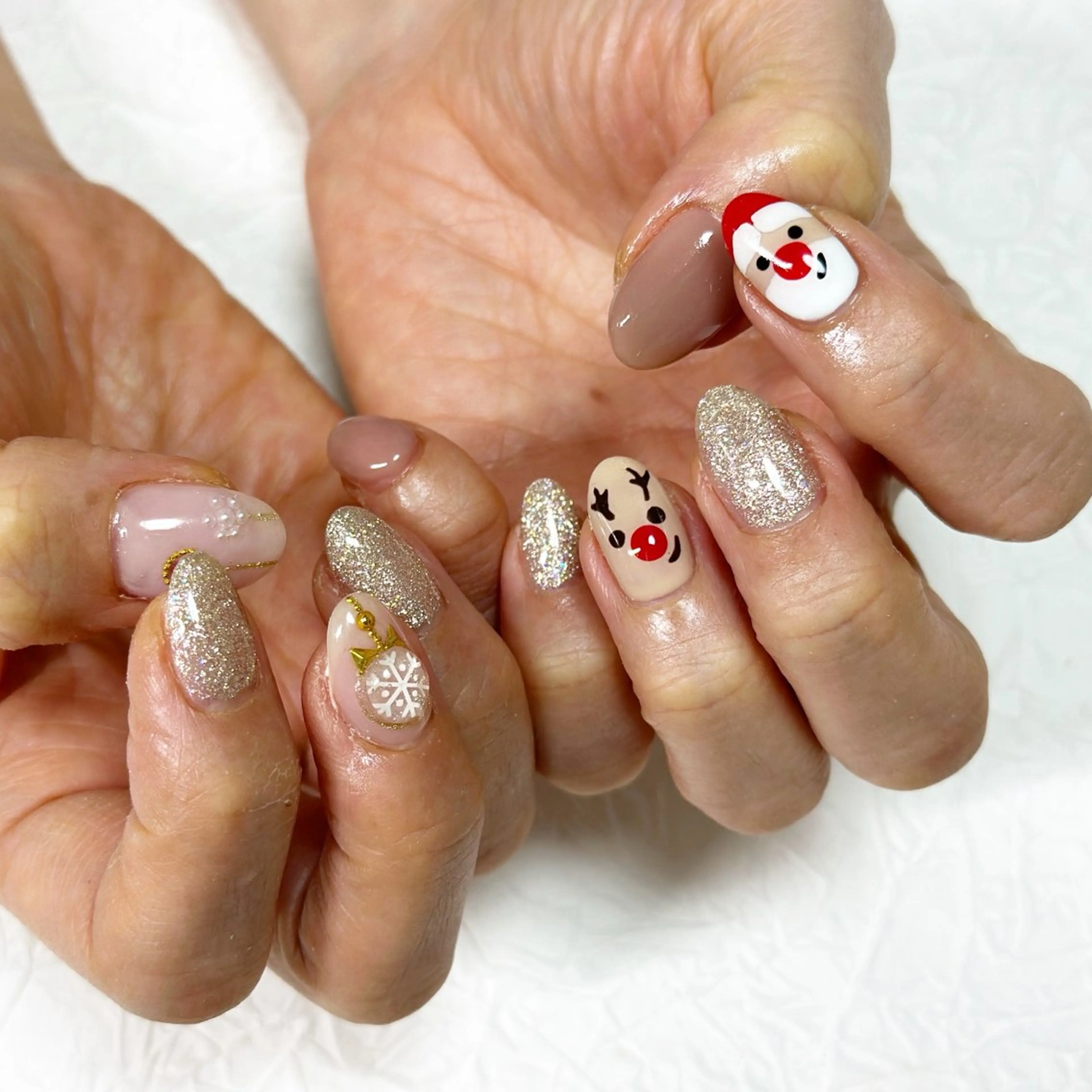 ネイル 冬ネイル クリスマス ♡Nailist yui♡のネイルデザイン