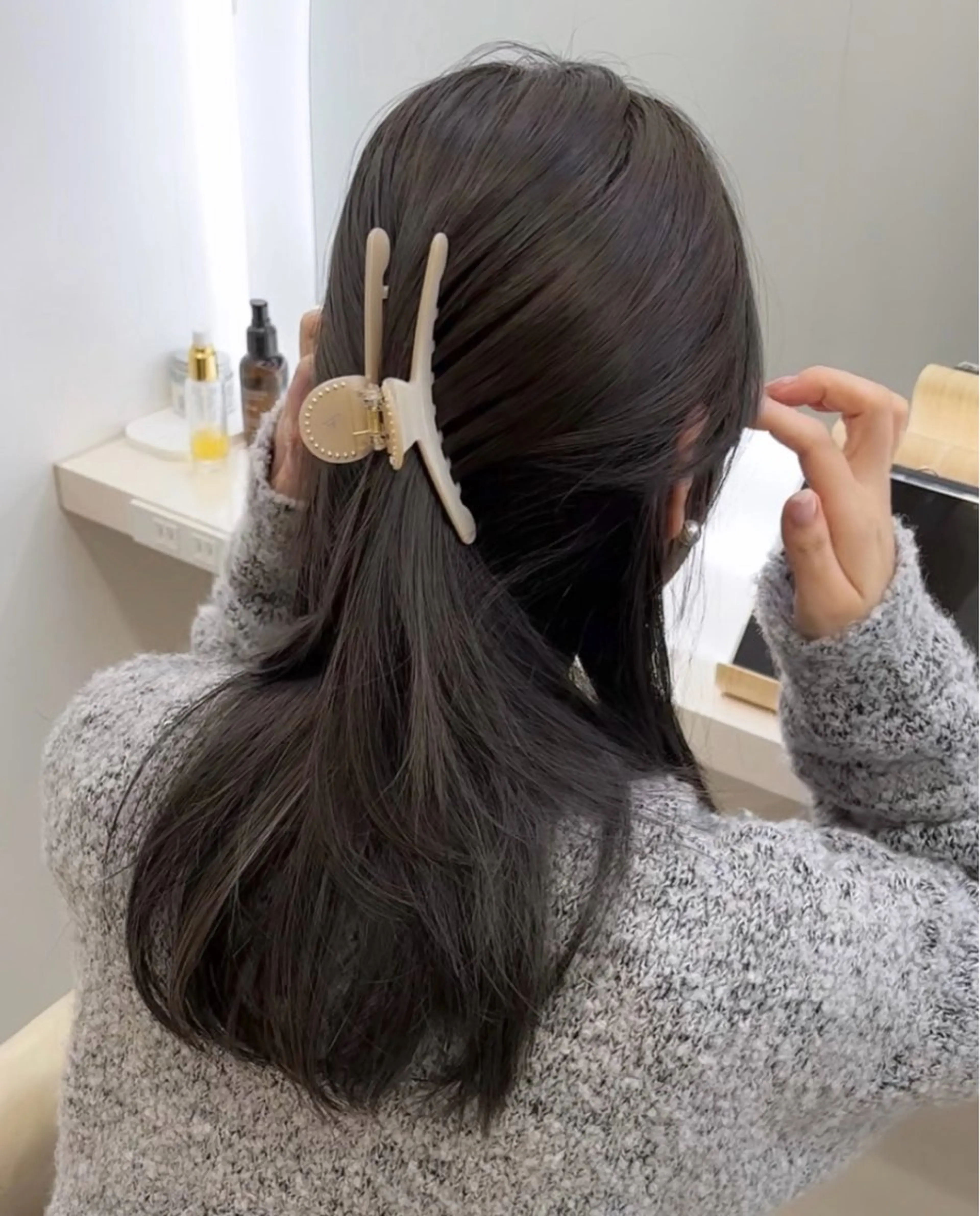 セミロング カラー 暖色/girlyヘア /yumeka🩰のヘアスタイル