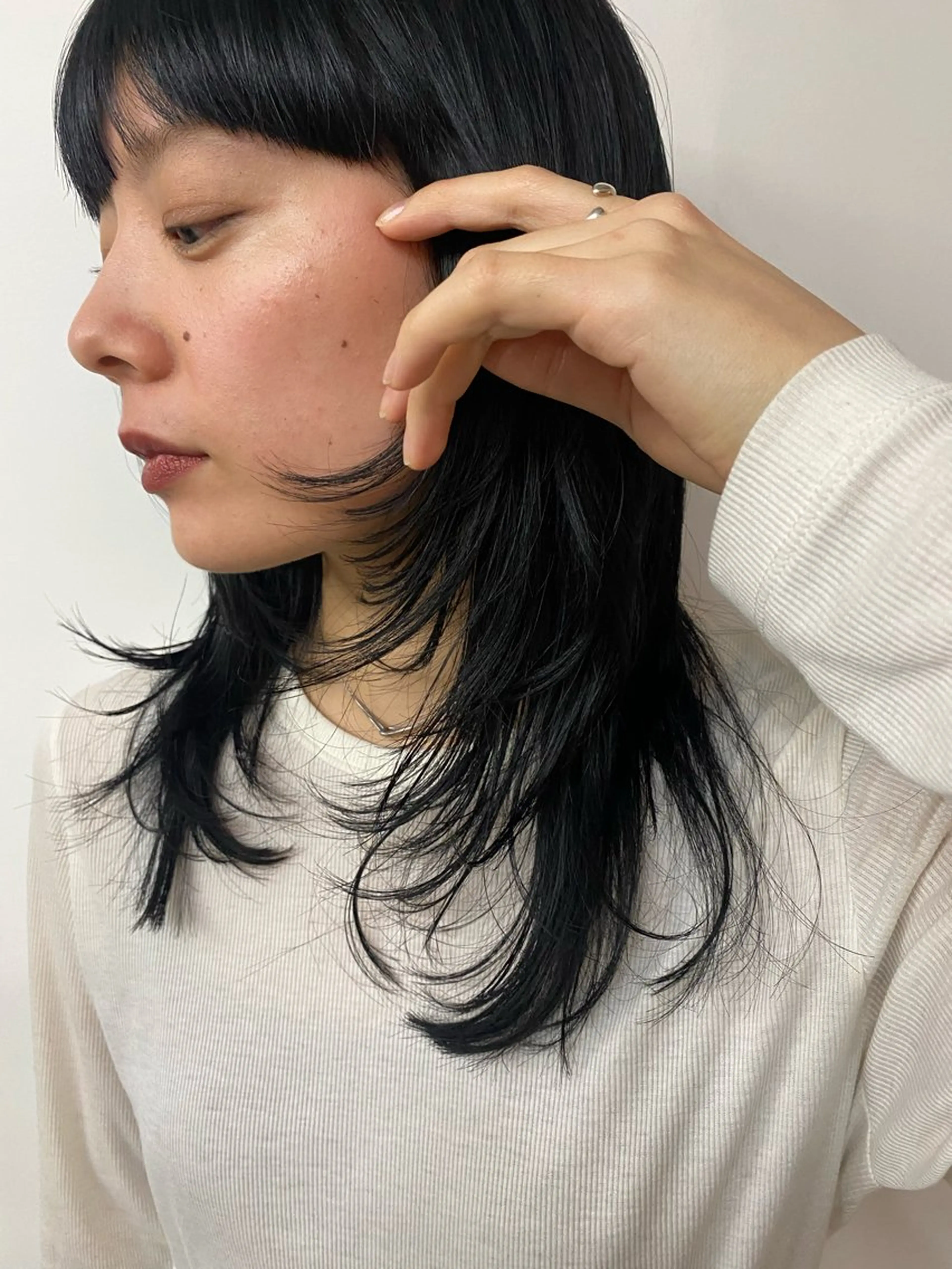 ロング カラー カット ヘアカラー トリートメント . nanamiのヘアスタイル