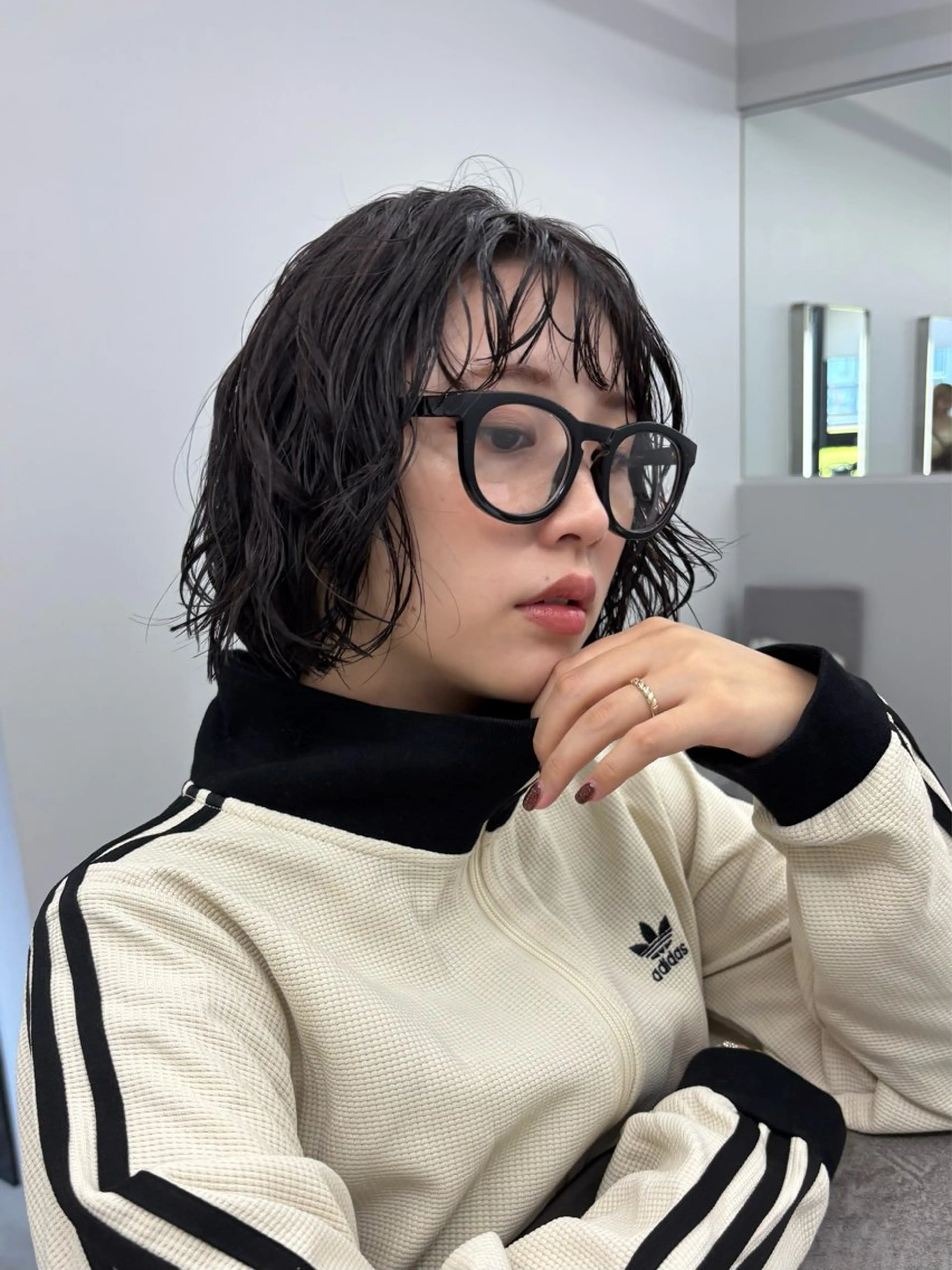 【Ladiesカット+くるくるパーマ👩🏻‍🦱🕹️】の写真