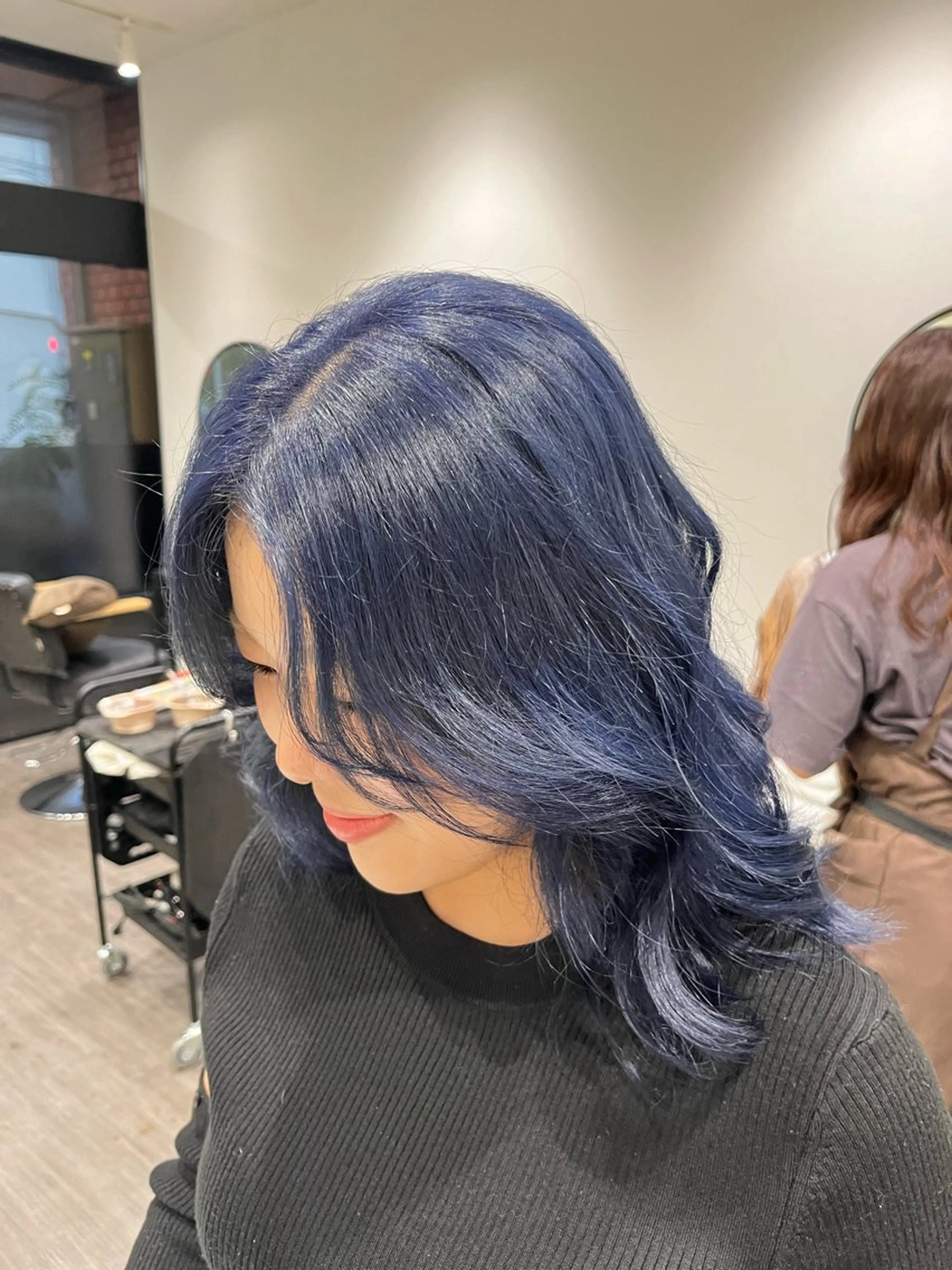 ミディアム カラー ヘアアレンジ ヘアカラー トリートメント cocotte 💟草間紫音💟のヘアスタイル