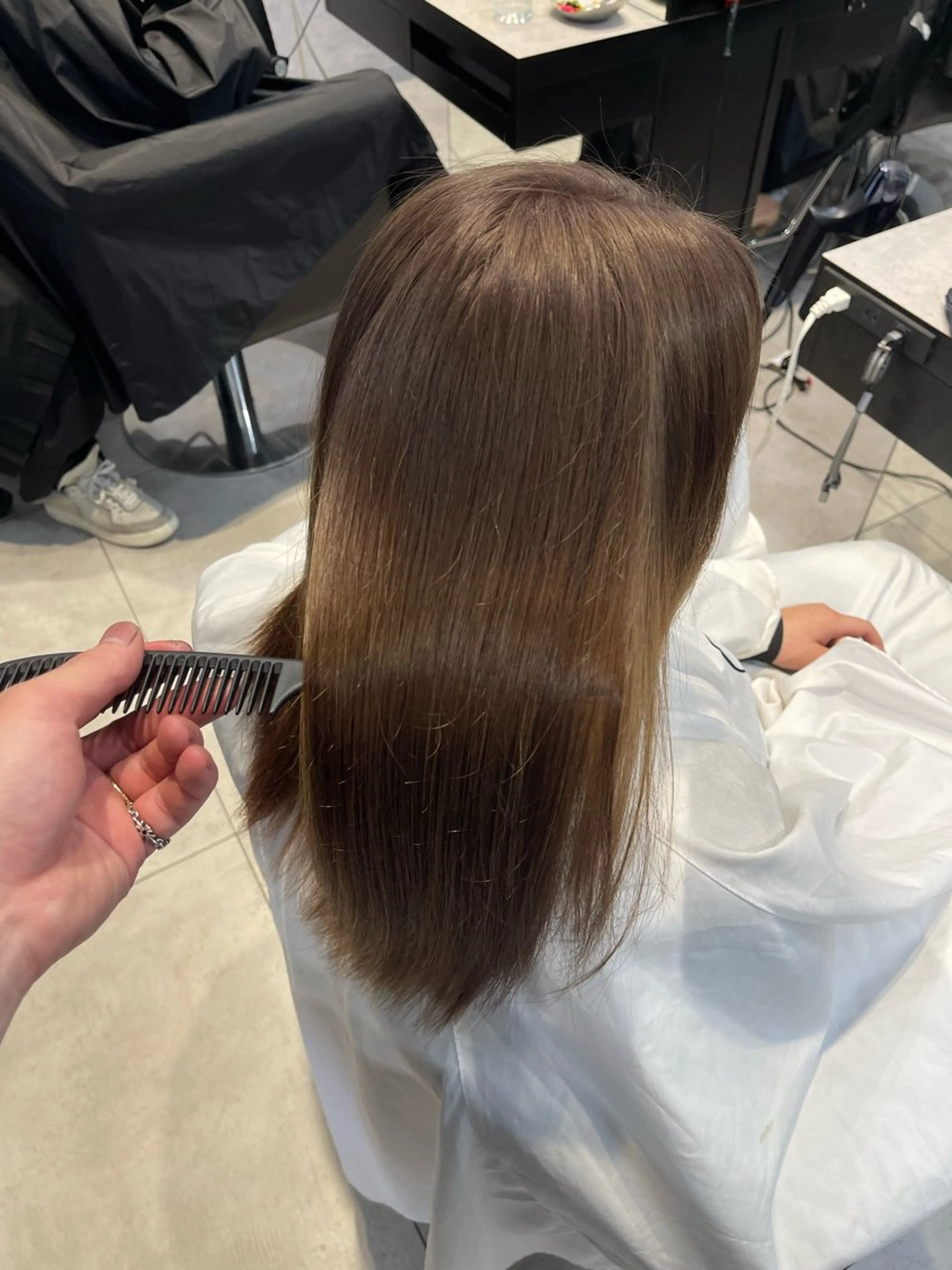 セミロング 原宿/表参道/ プルエクステ/そらのヘアスタイル