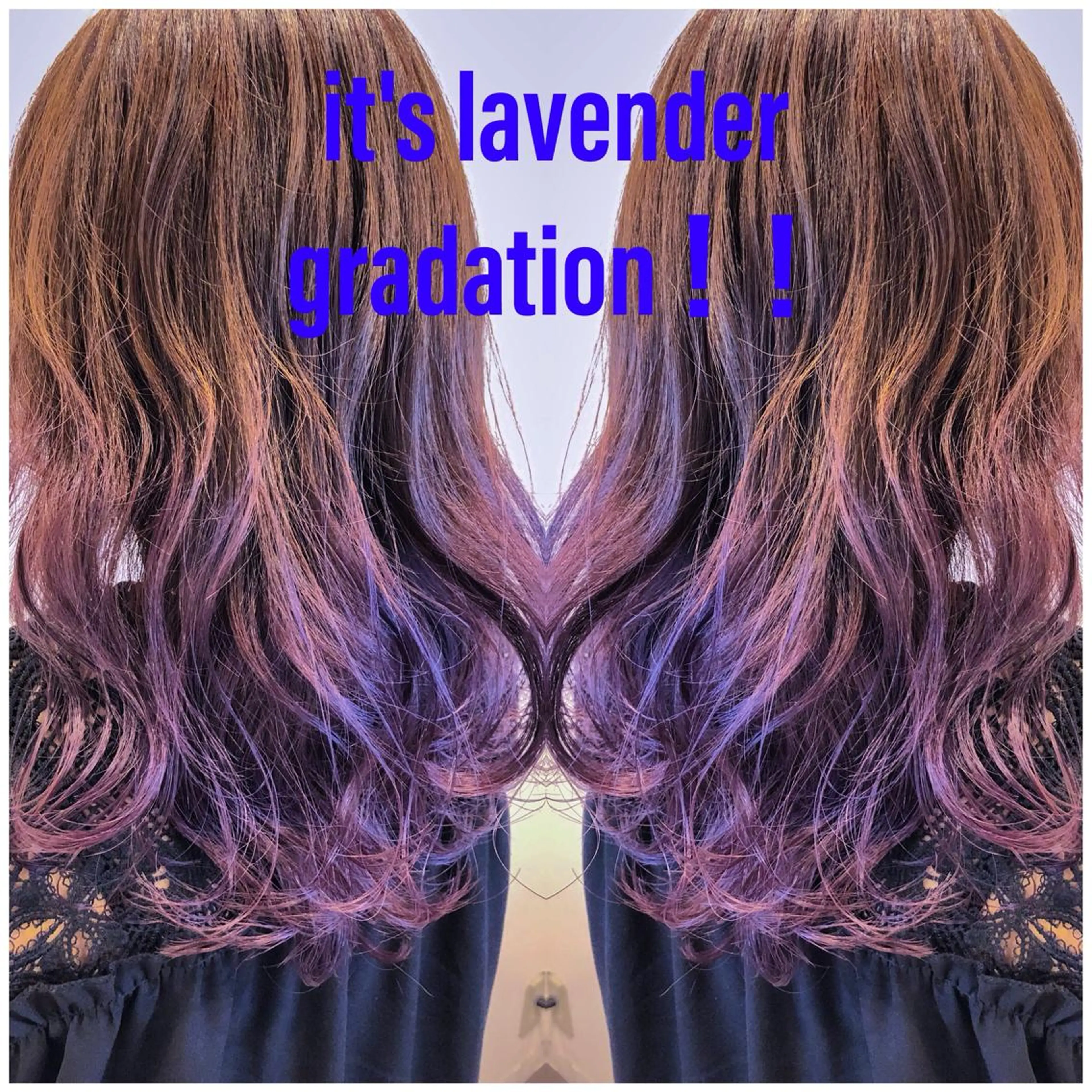 ロング カラー ハイライト/ブリーチ バレイヤージュ関佳祐のヘアスタイル