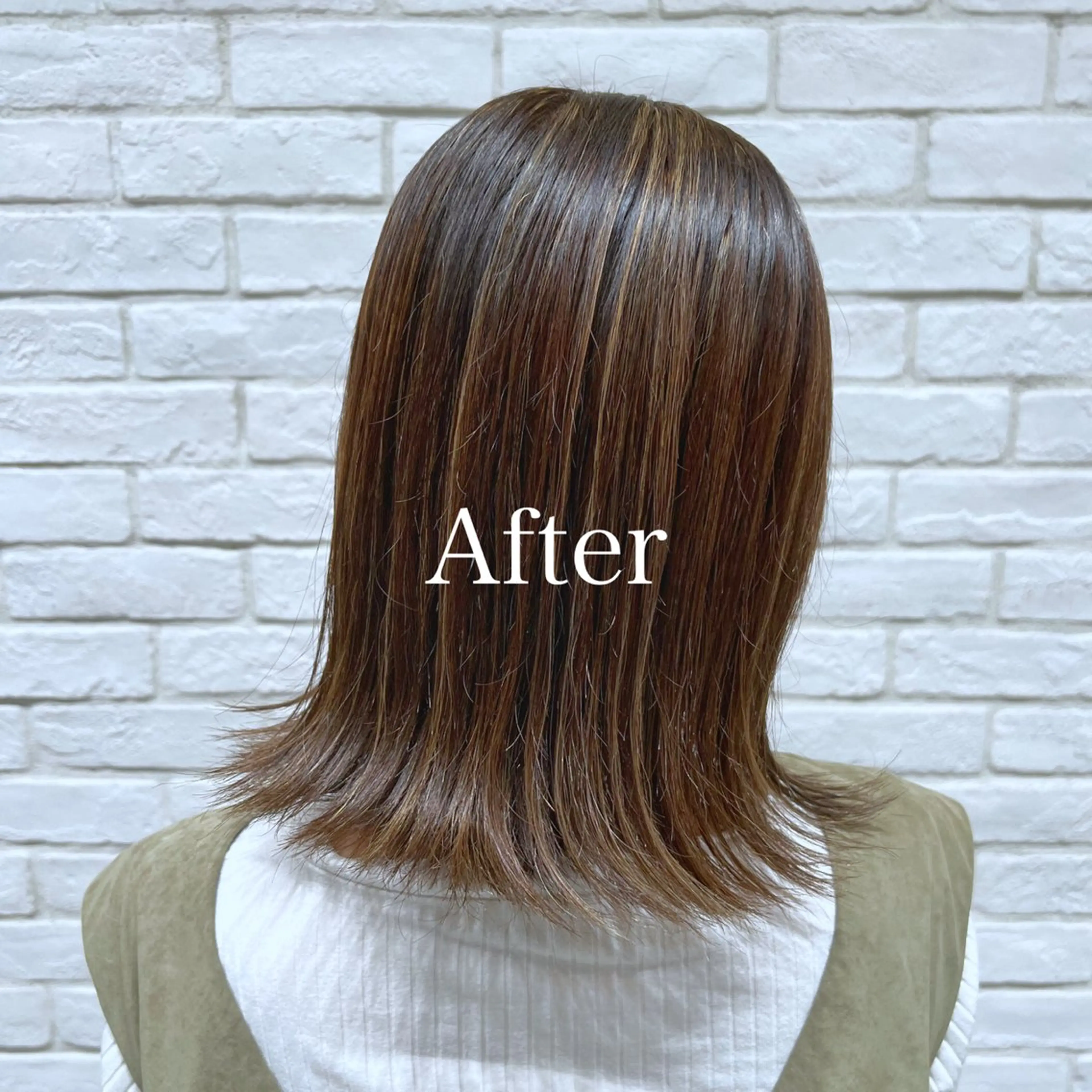 ミディアム カラー レディースヘア💫 加藤たいが🐯のヘアスタイル