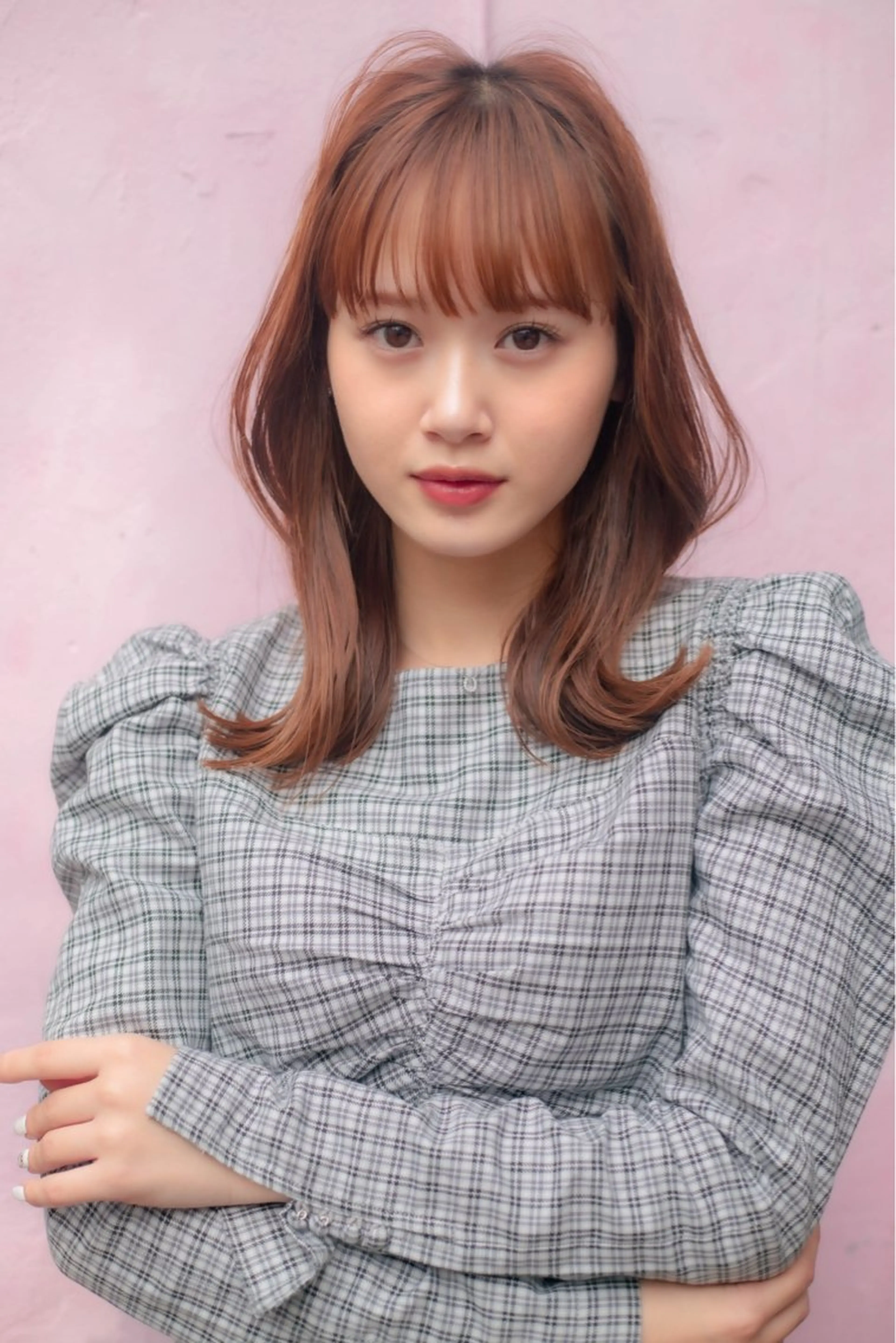 セミロング カット ヘアカラー トリートメント 産休中2026.4月 復帰予定/野崎華代のヘアスタイル