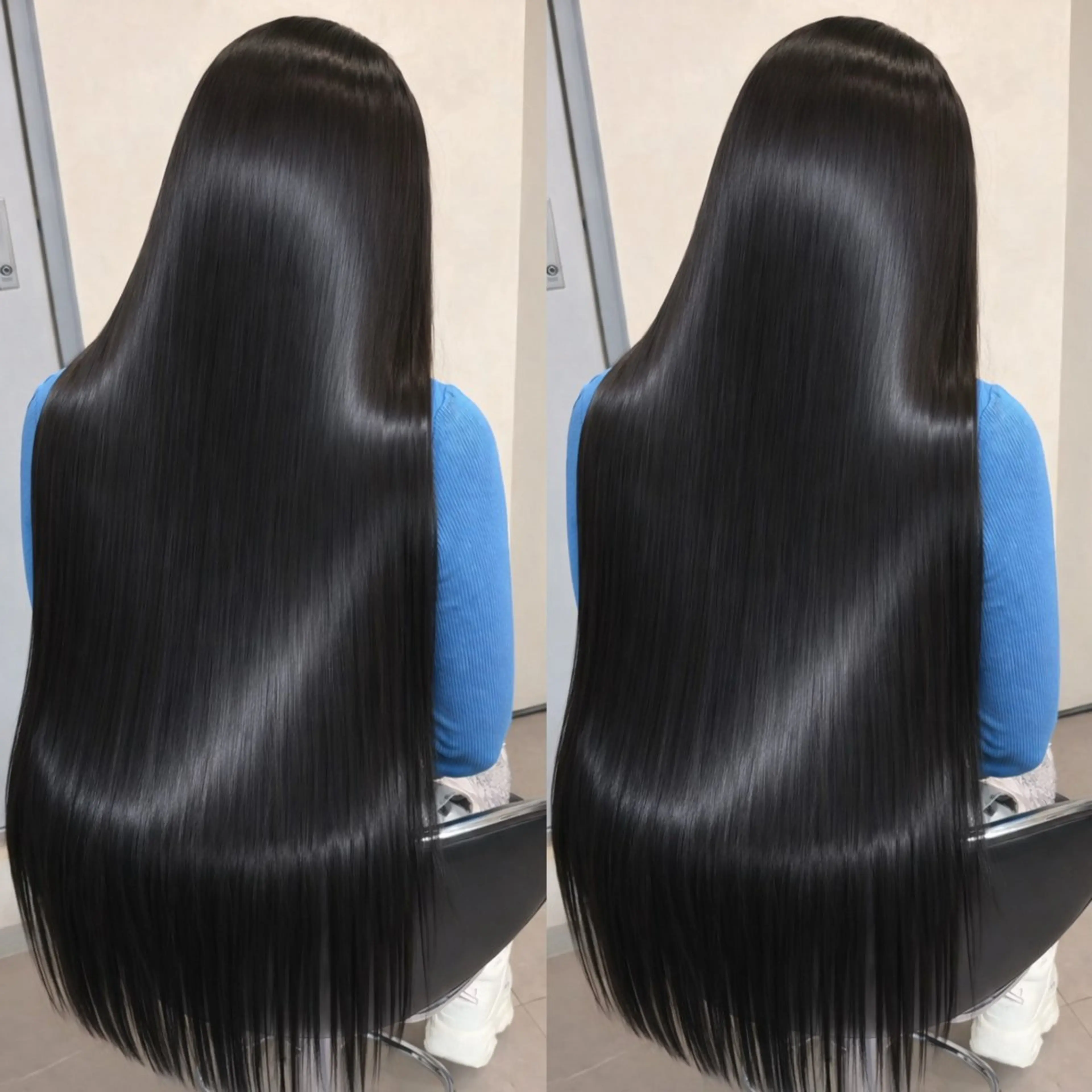 ロング カット ヘアカラー トリートメント uniii/新宿 髪質改善/縮毛矯正のヘアスタイル