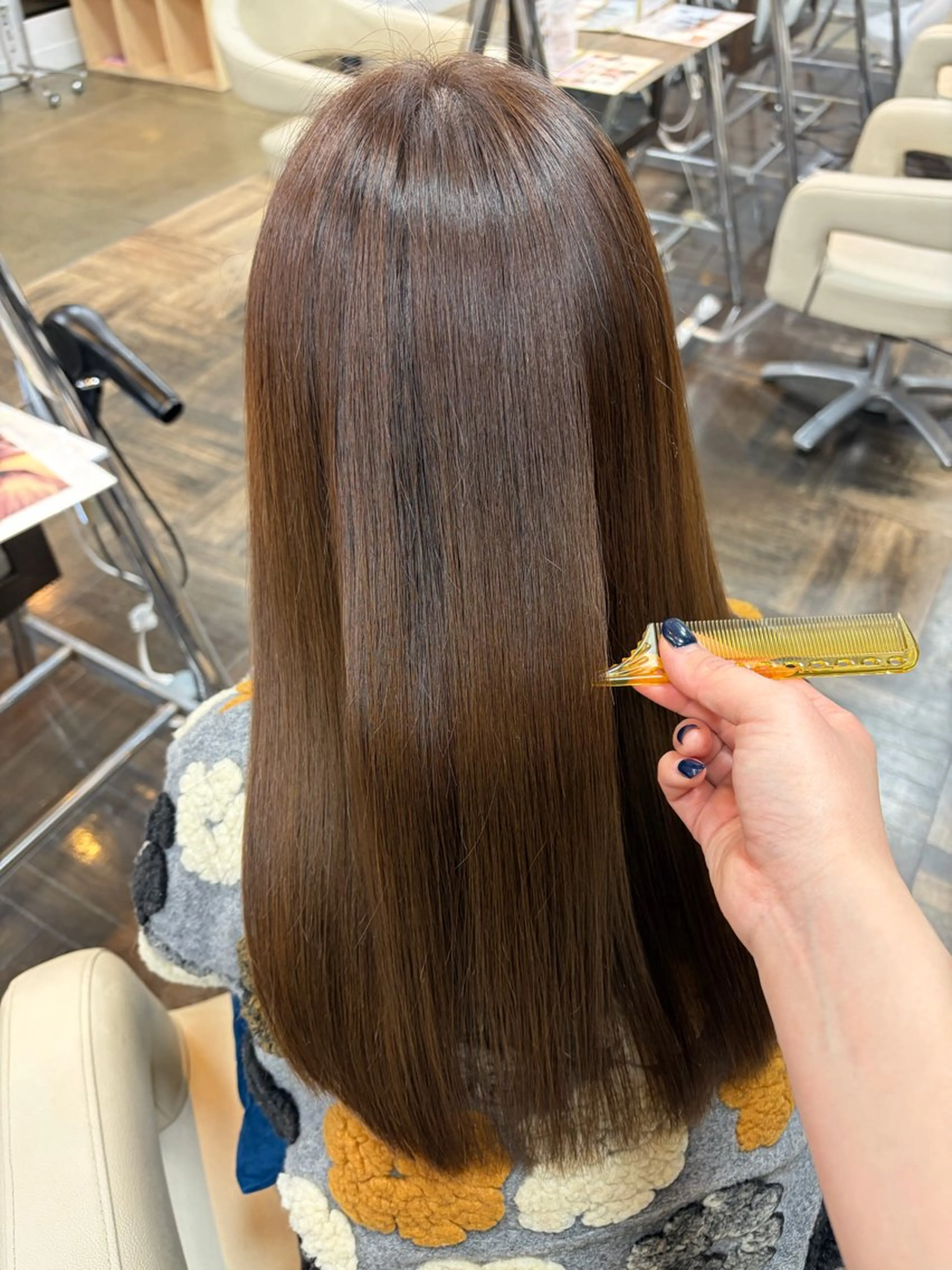 ロング カット ヘアカラー <髪質改善>河野 🍑AVANCE.のヘアスタイル