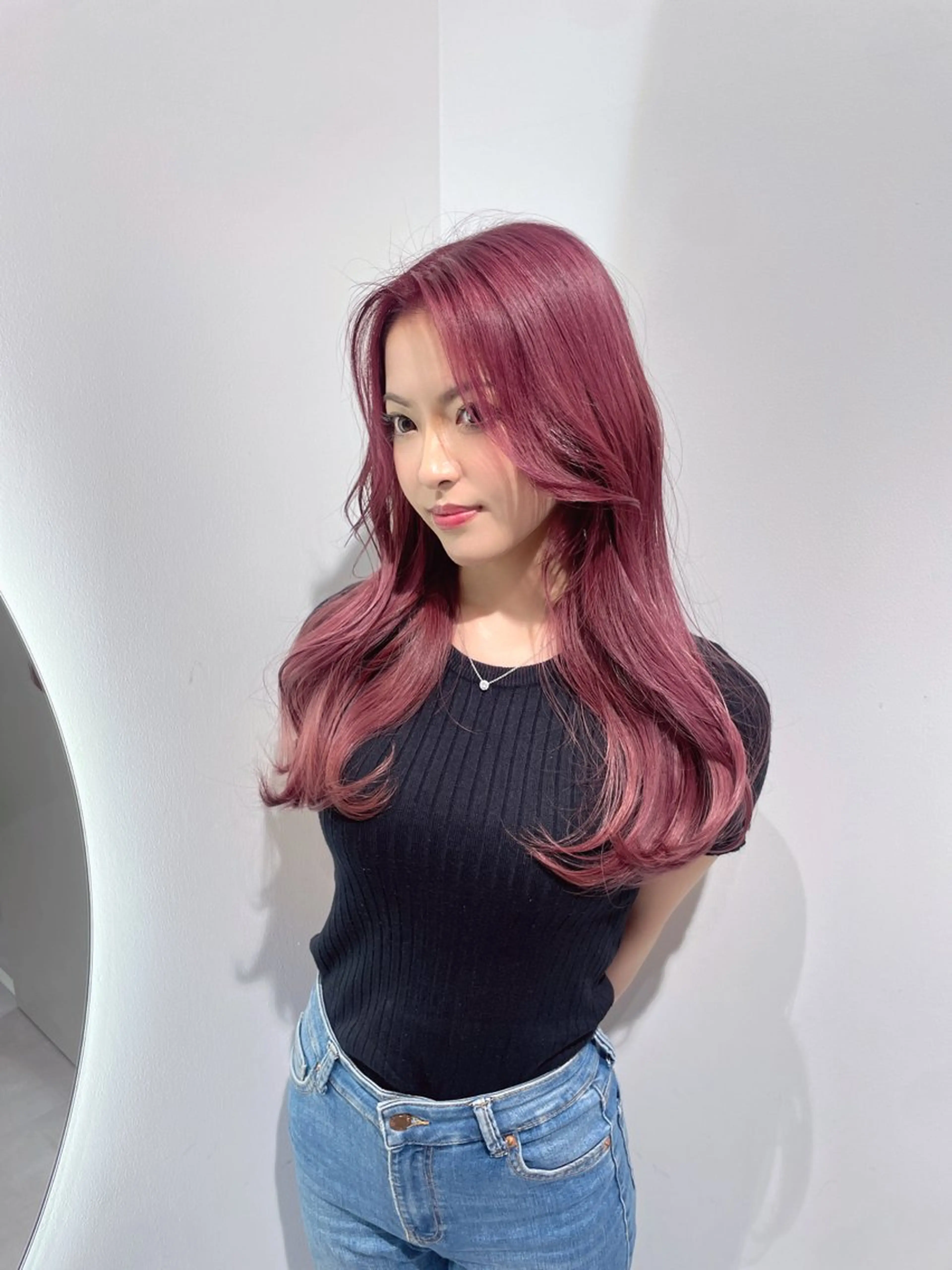 セミロング カット ヘアカラー トリートメント 寺島 圭人のヘアスタイル