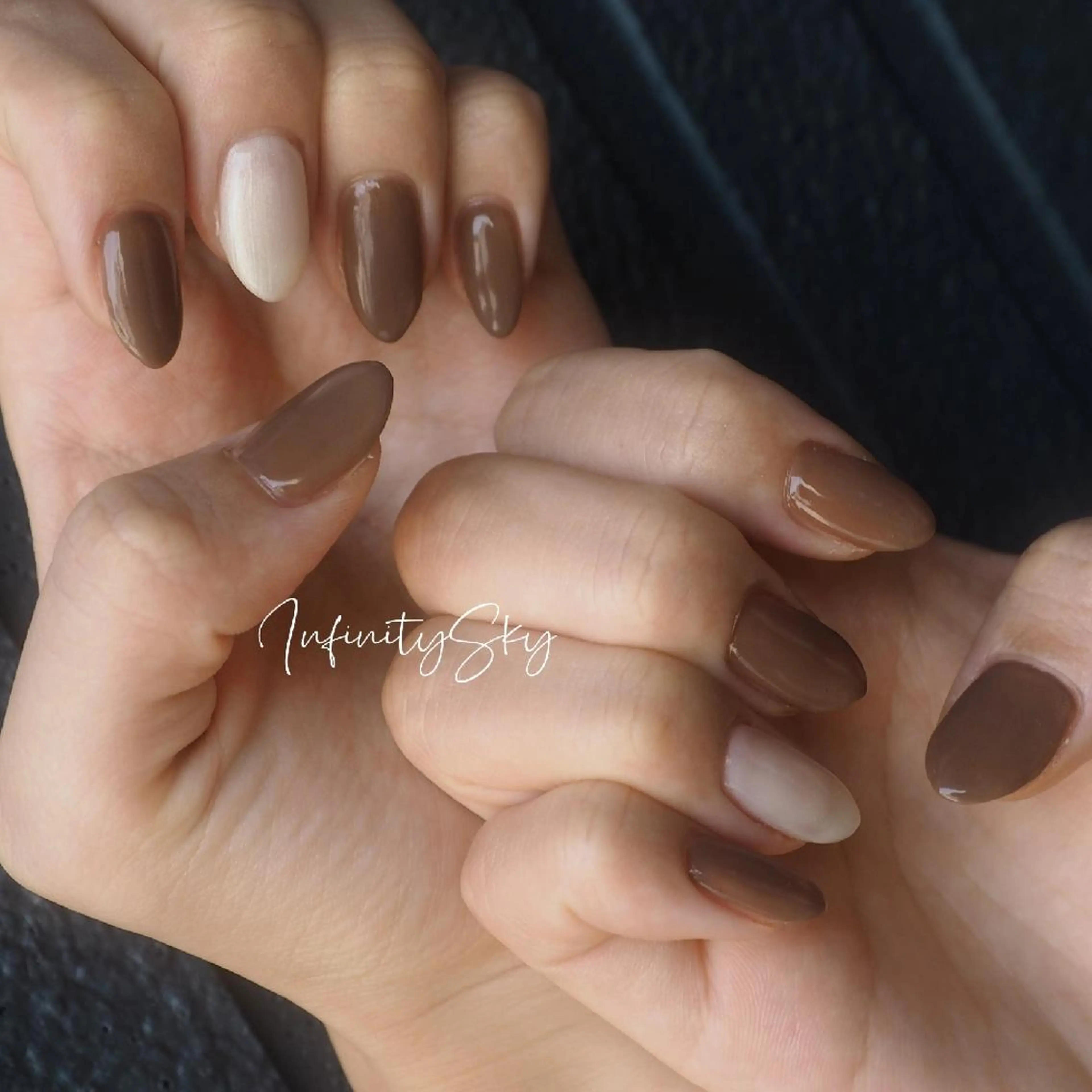 ネイル ハンドネイル infinity skyのネイルデザイン