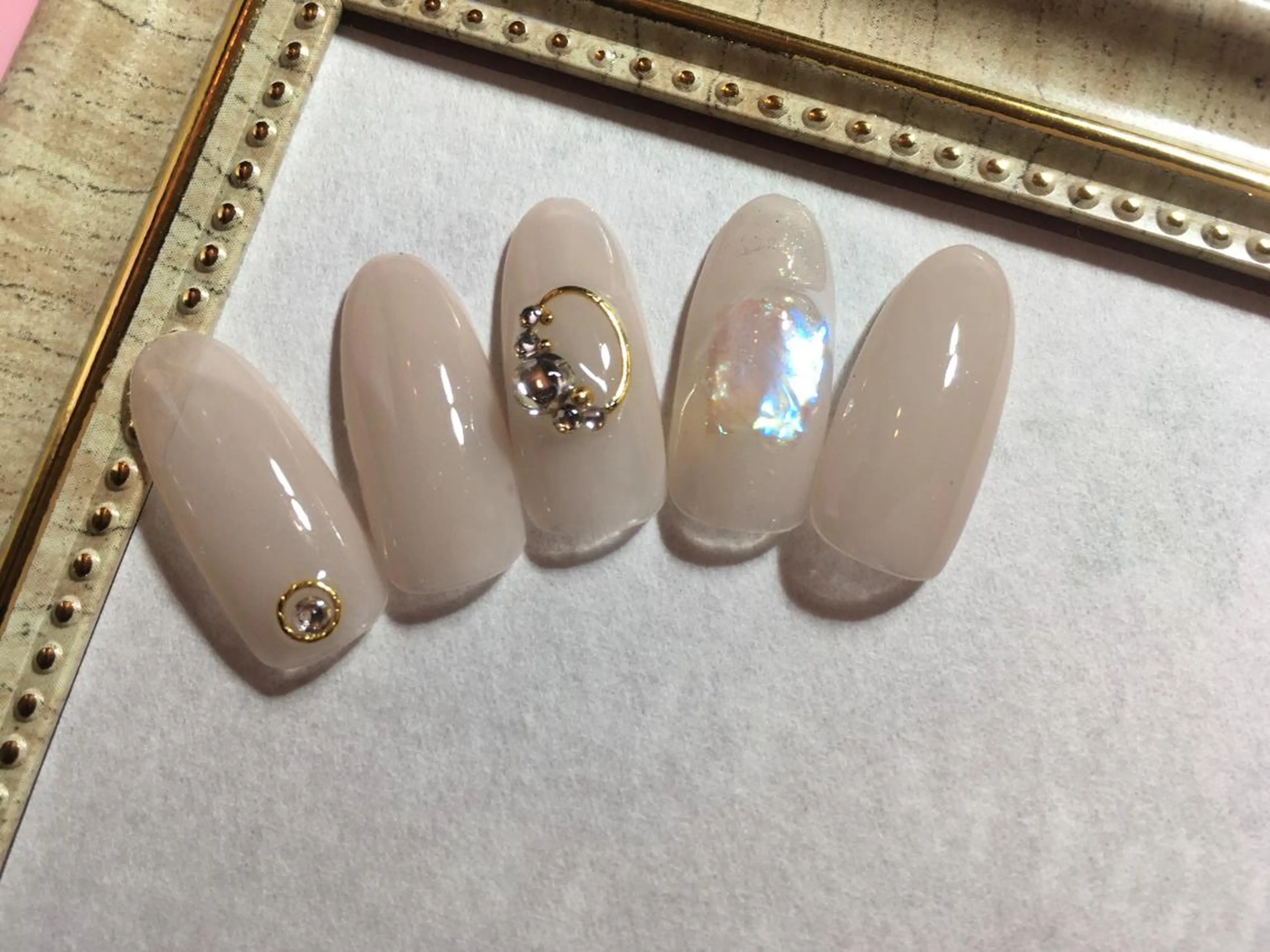 ネイル 氷ネイル・うるうるネイル 古川 里美のネイルデザイン