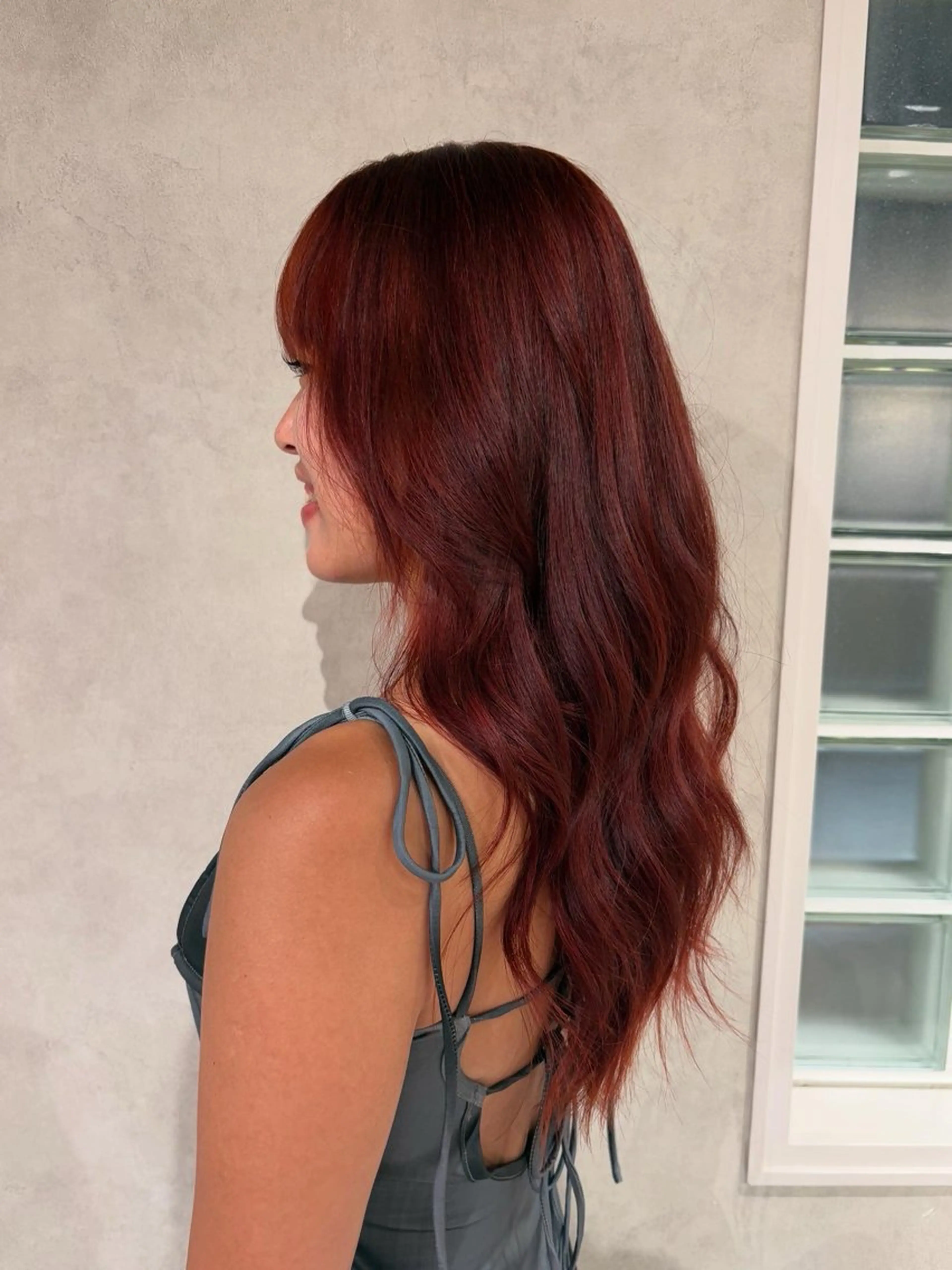 カラー ヘアカラー トリートメント 透明感カラー/海外風 レイヤー/mao🗽のヘアスタイル