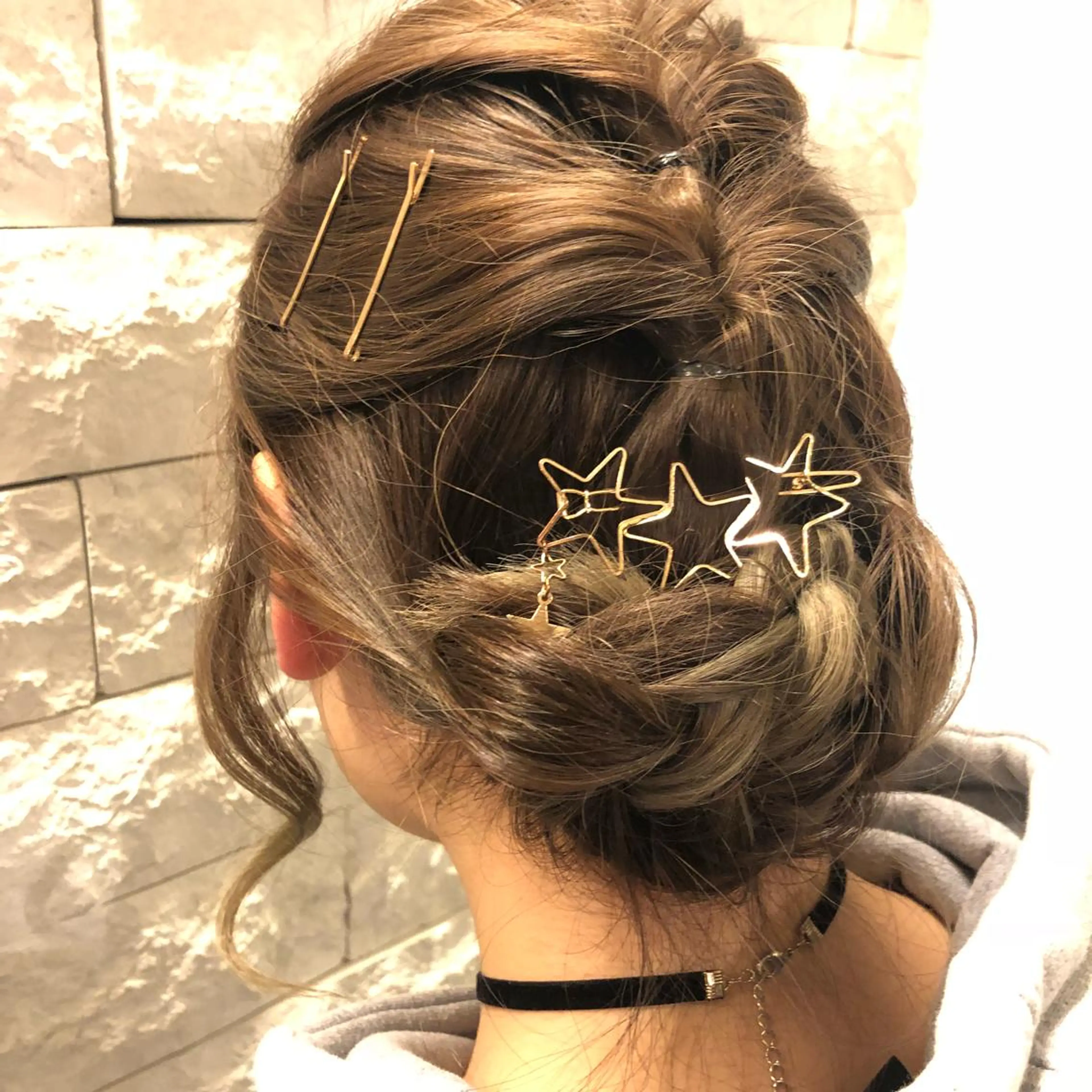 セミロング ヘアアレンジ 芝田  望優のヘアスタイル