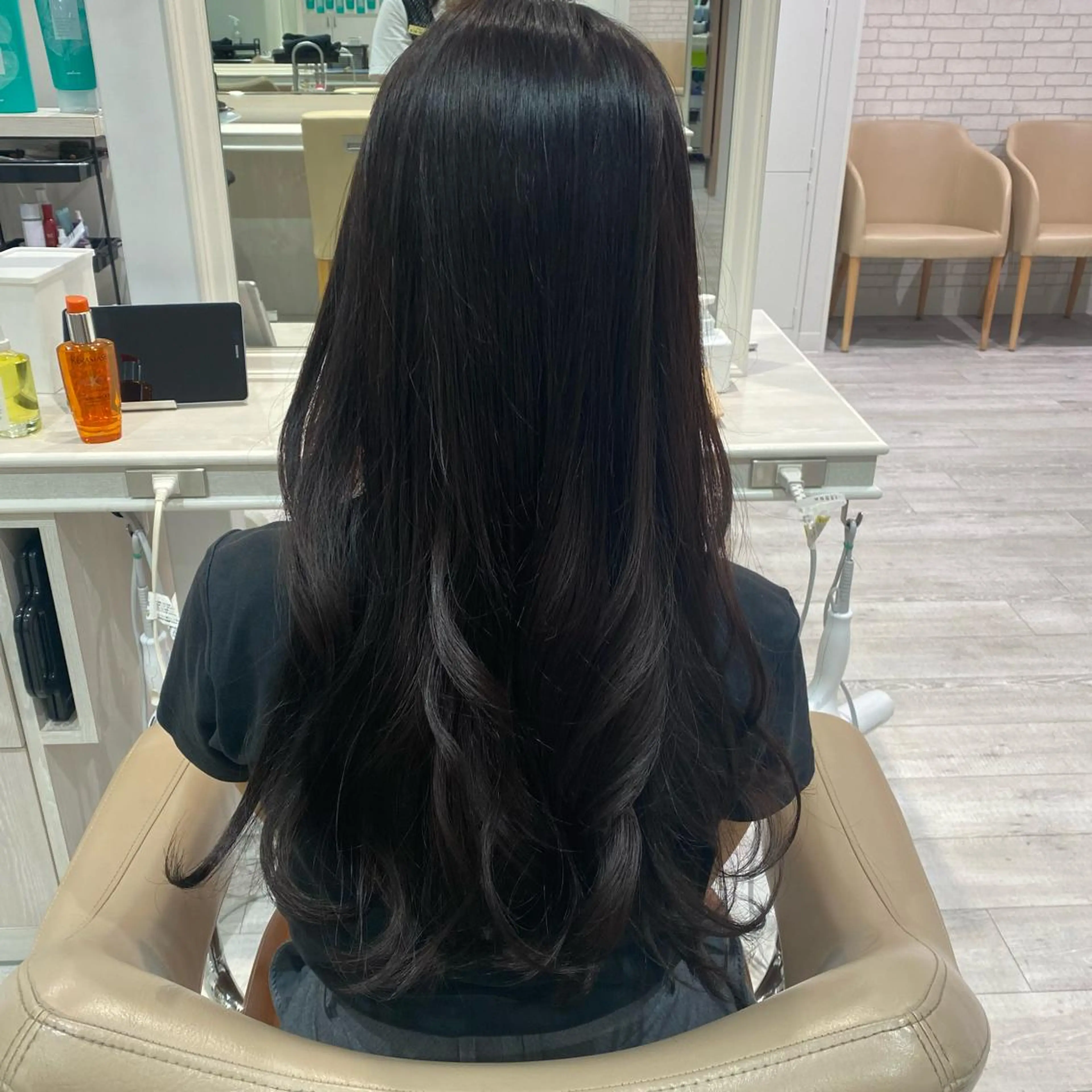 ロング カラー Ash本八幡 🩵ྀི菊地のヘアスタイル