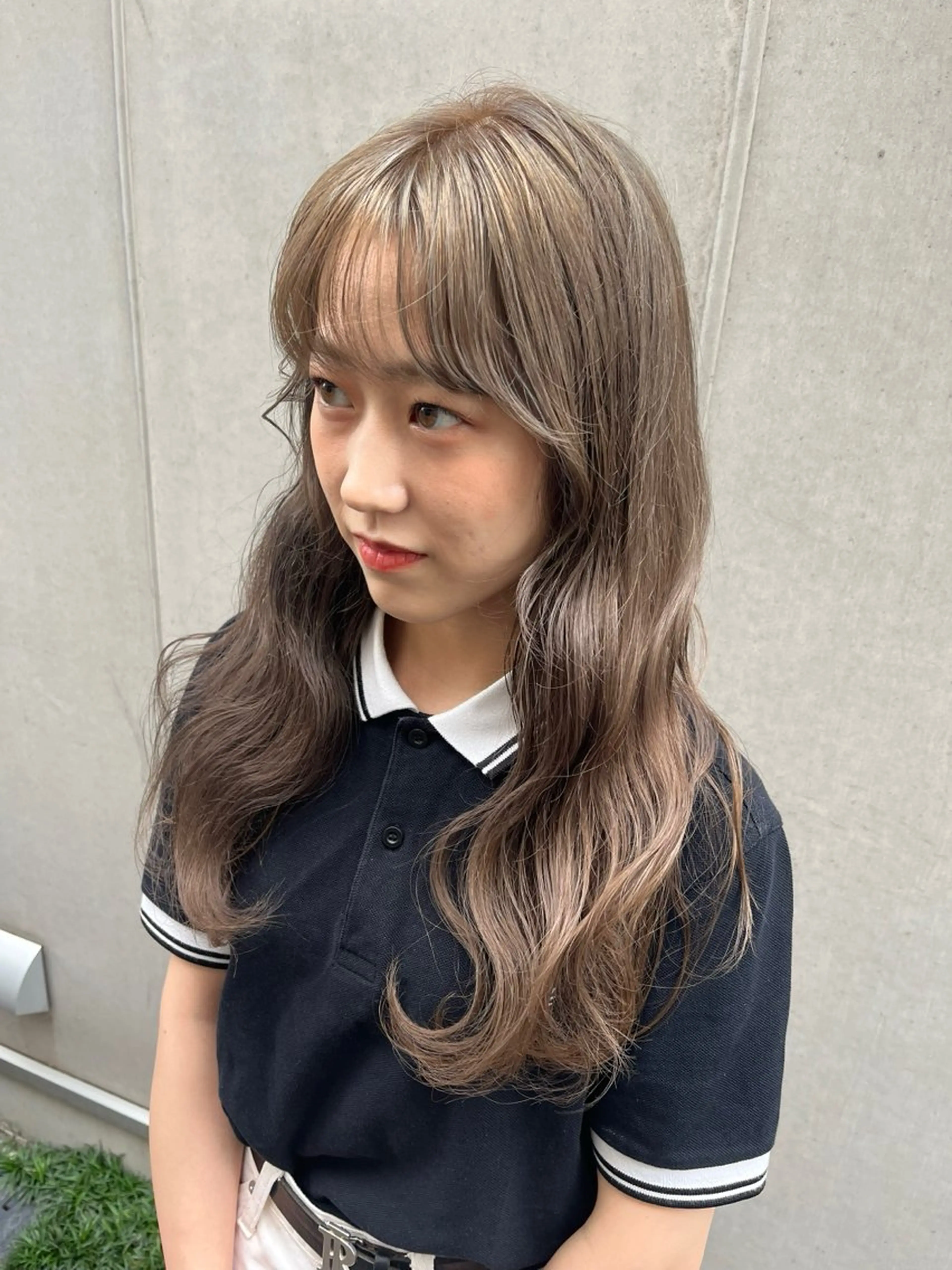ロング 水島 悠香子のヘアスタイル