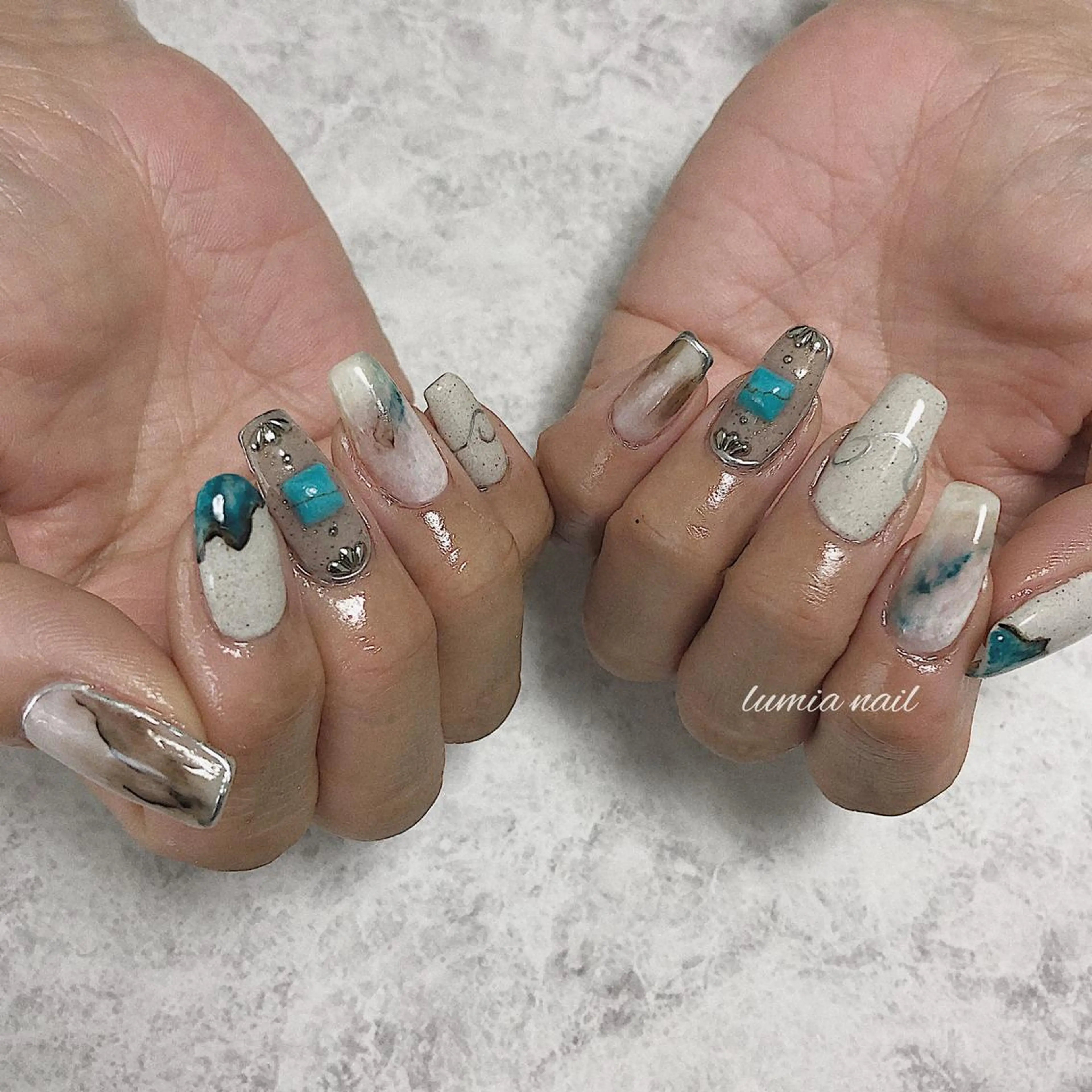 ネイル nail&eyelash Rine所属・Rine 放出 (リネ)のネイルデザイン