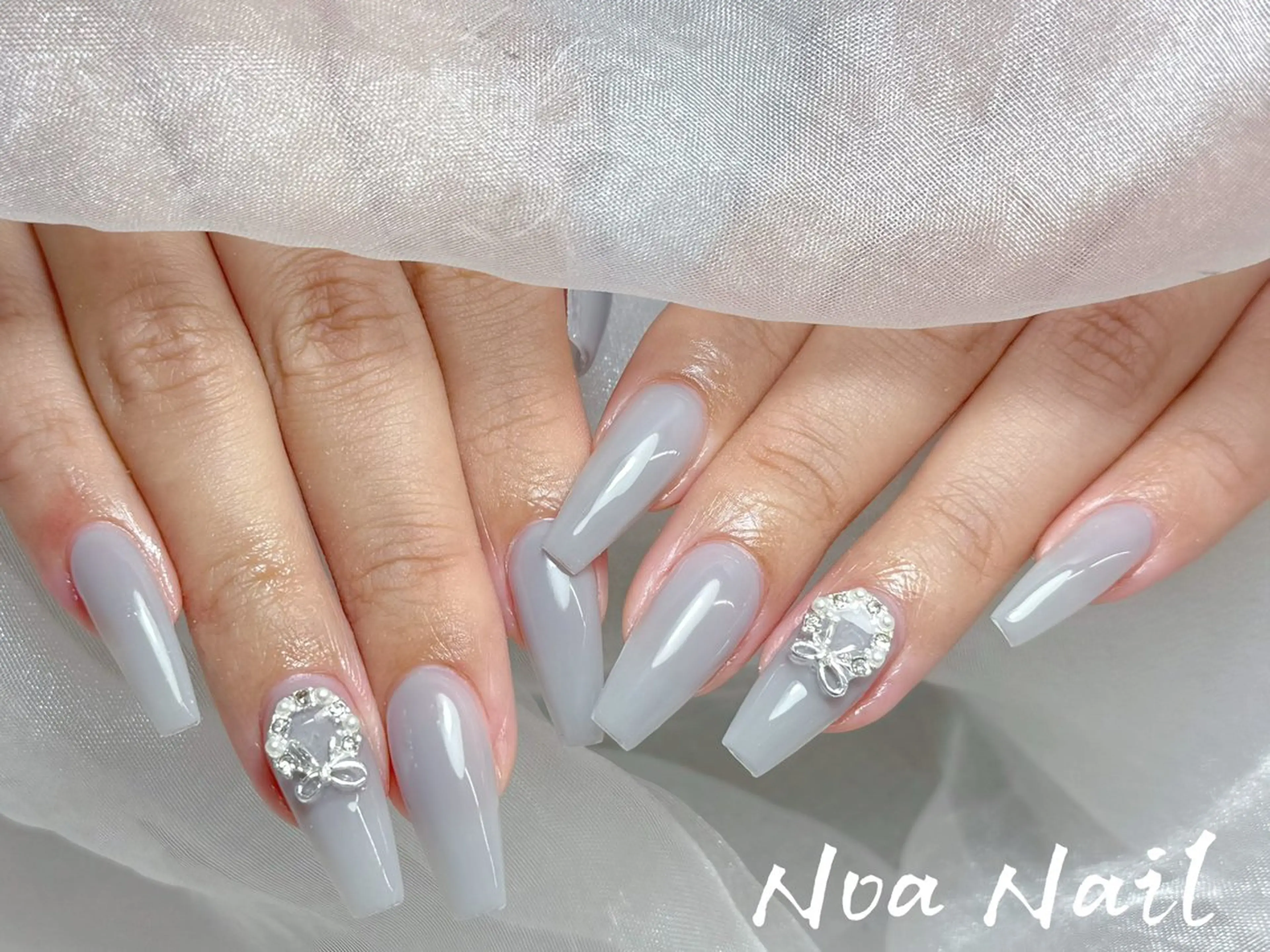 ネイル フレンチネイル グラデーション 韓国ネイル 持ち込み ニュアンスネイル ハンドネイル Noa Nailのネイルデザイン
