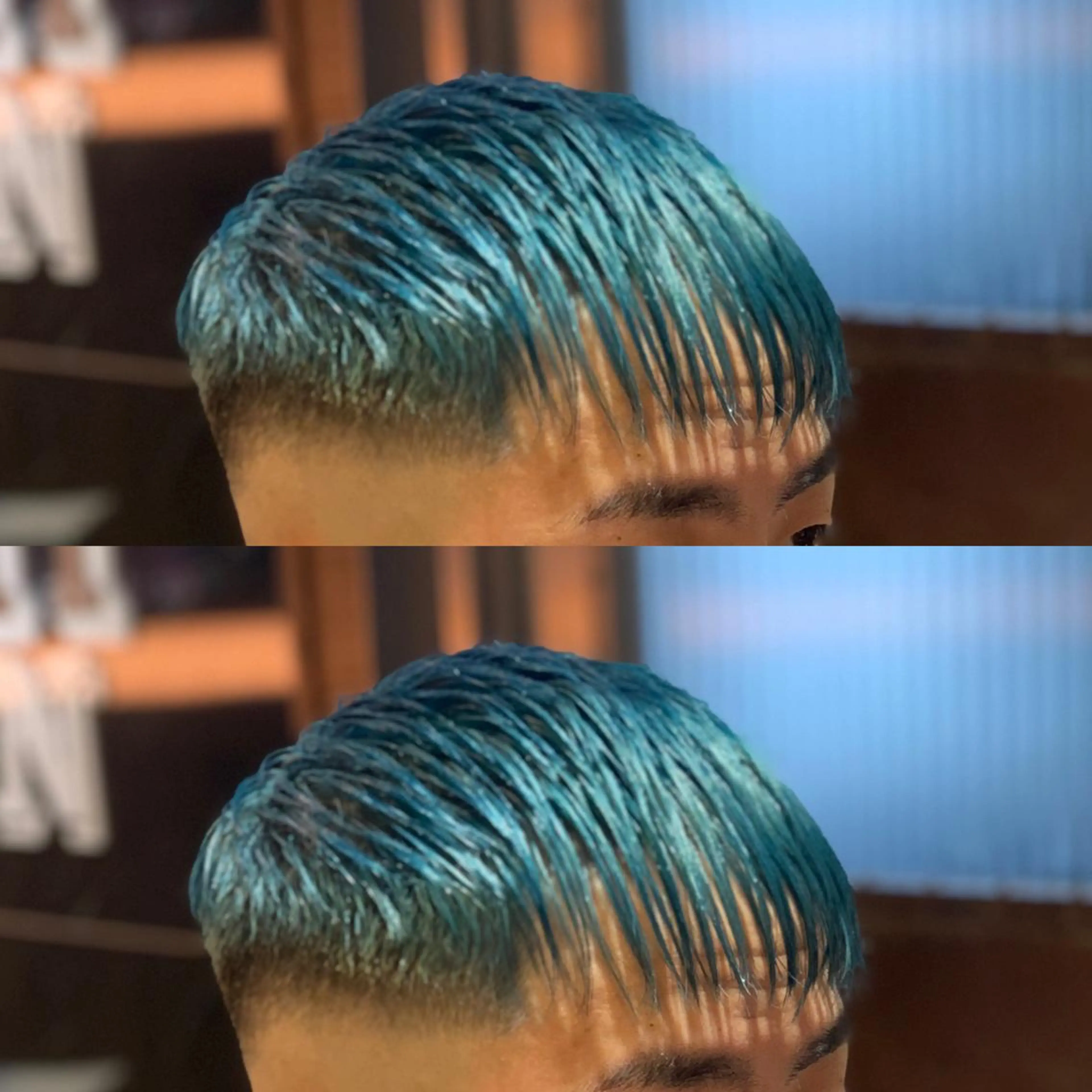 ショート カラー メンズ カット ヘアカラー トリートメント BINGO HAIR WORKS 【ビンゴヘアワークス】所属・🎱メンズフェード 特化HYOGA🎱のヘアスタイル