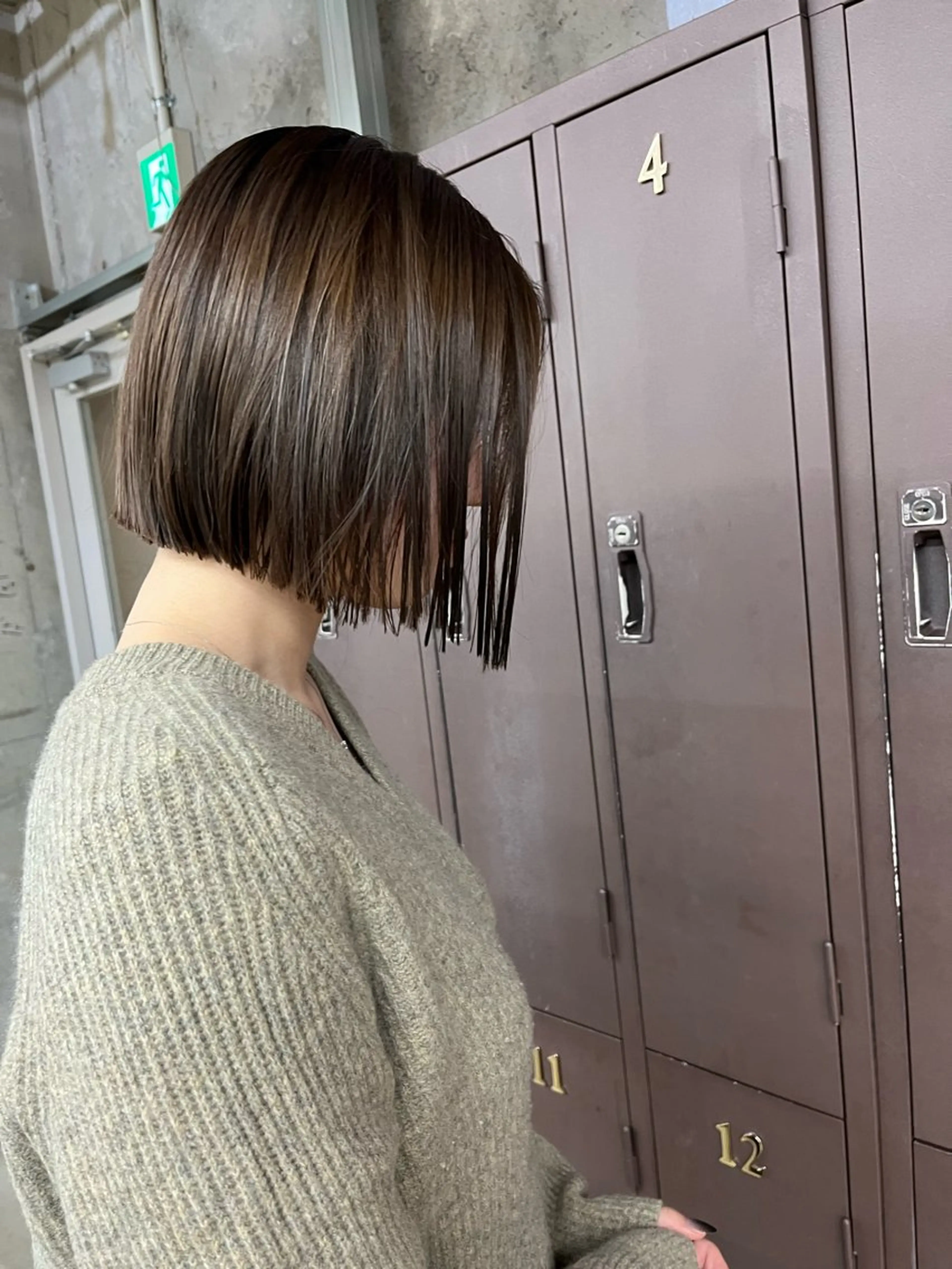 ミディアム カラー ボブ カット ヘアカラー 小木曽智美 /ボブ/ショートのヘアスタイル