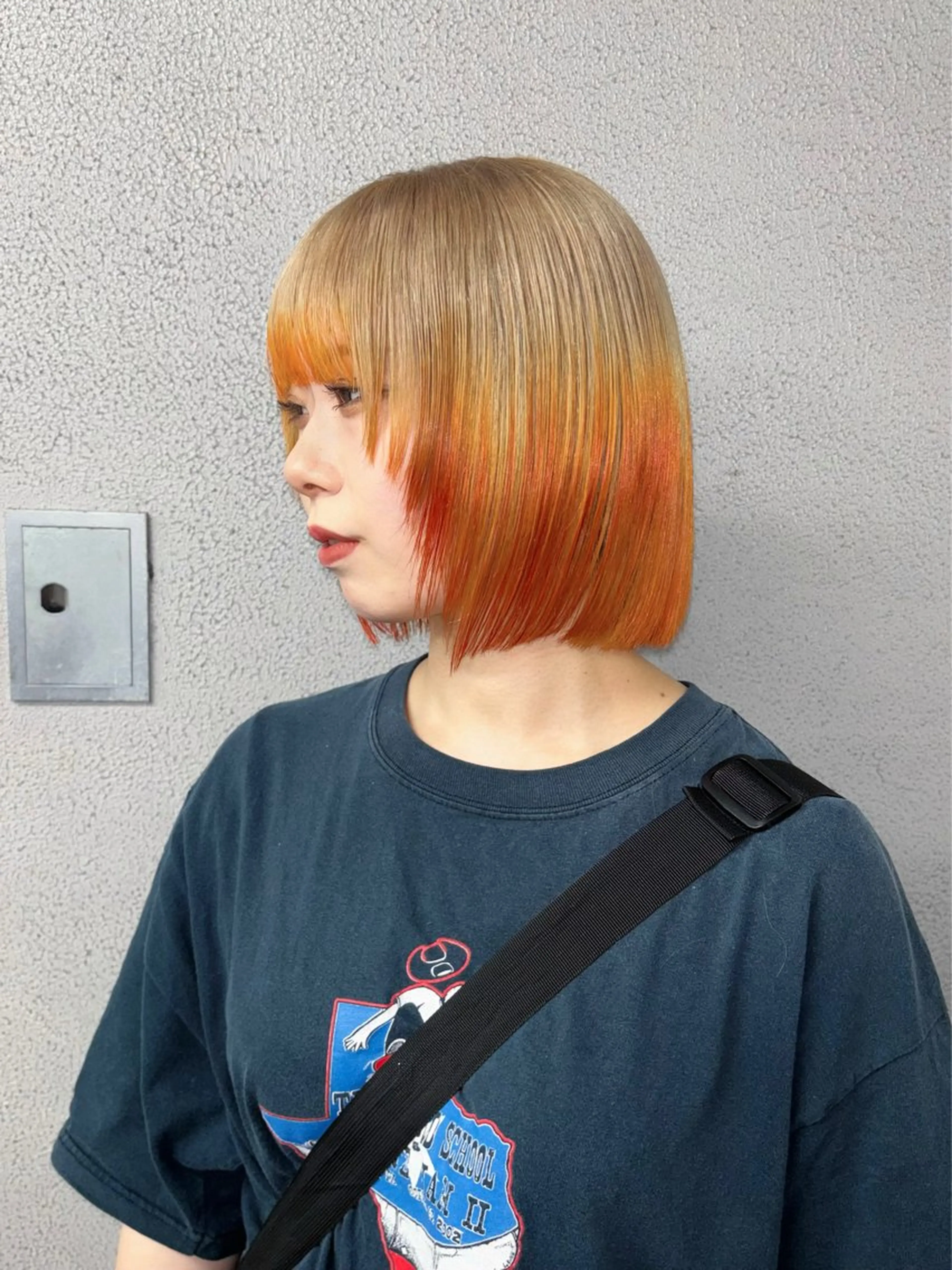 2.3回目のお客様⟡.·ケアブリーチカラー+カットモデルの写真