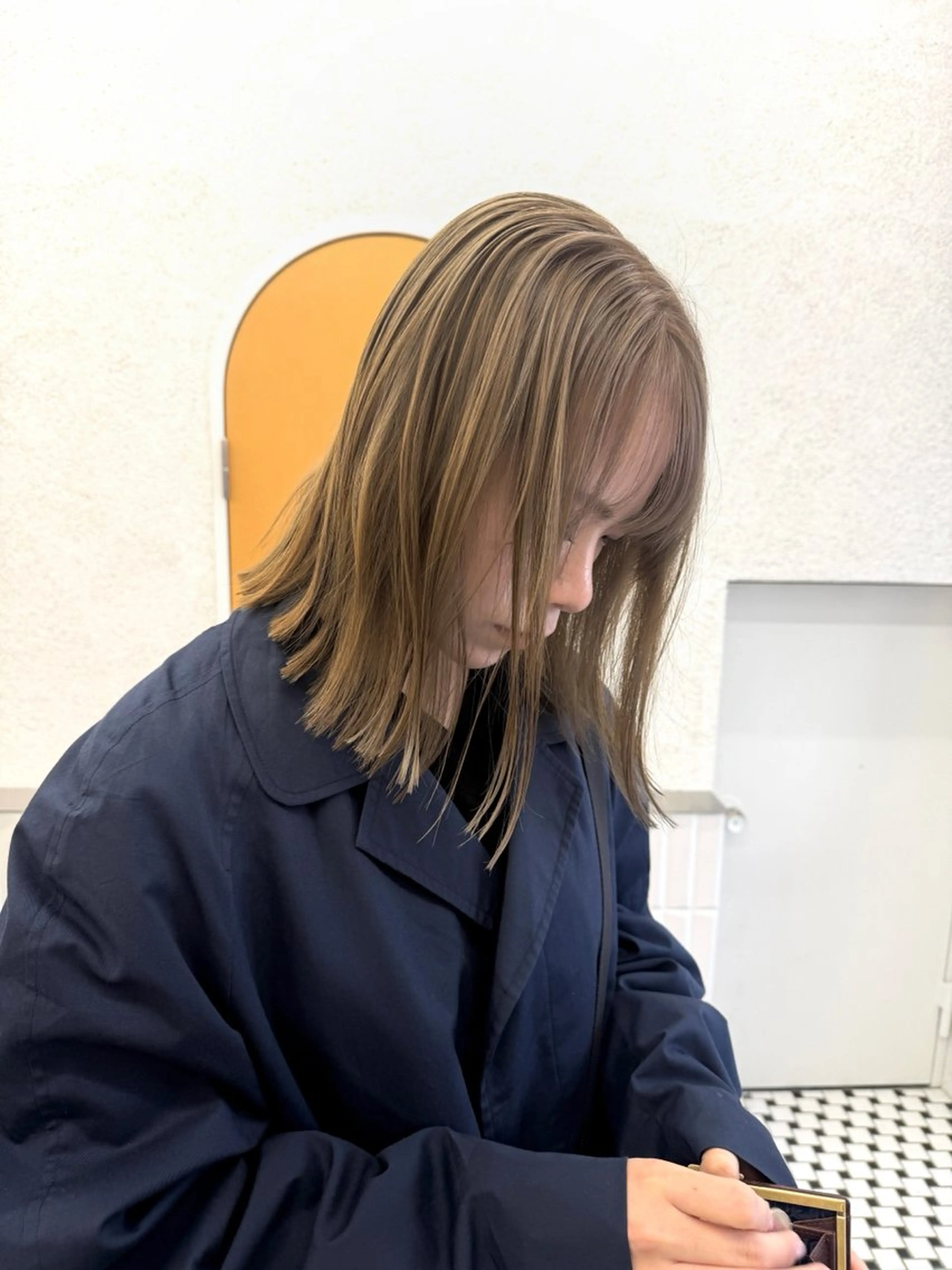 ミディアム カラー ヘアカラー ralme/sol 髙橋一哉のヘアスタイル