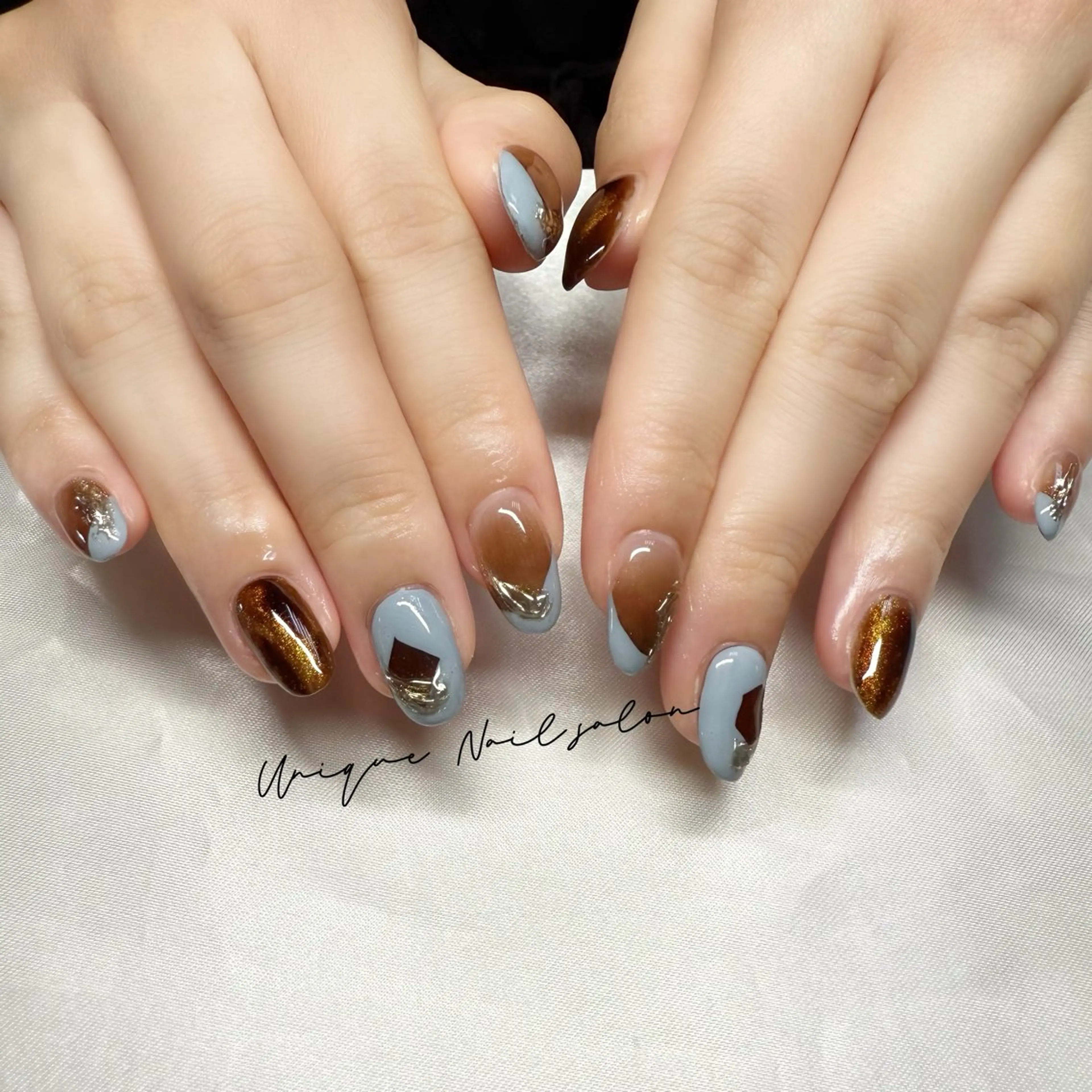 ネイル ハンドネイル ハンドケア UniqueNail 長さだし専門店のネイルデザイン