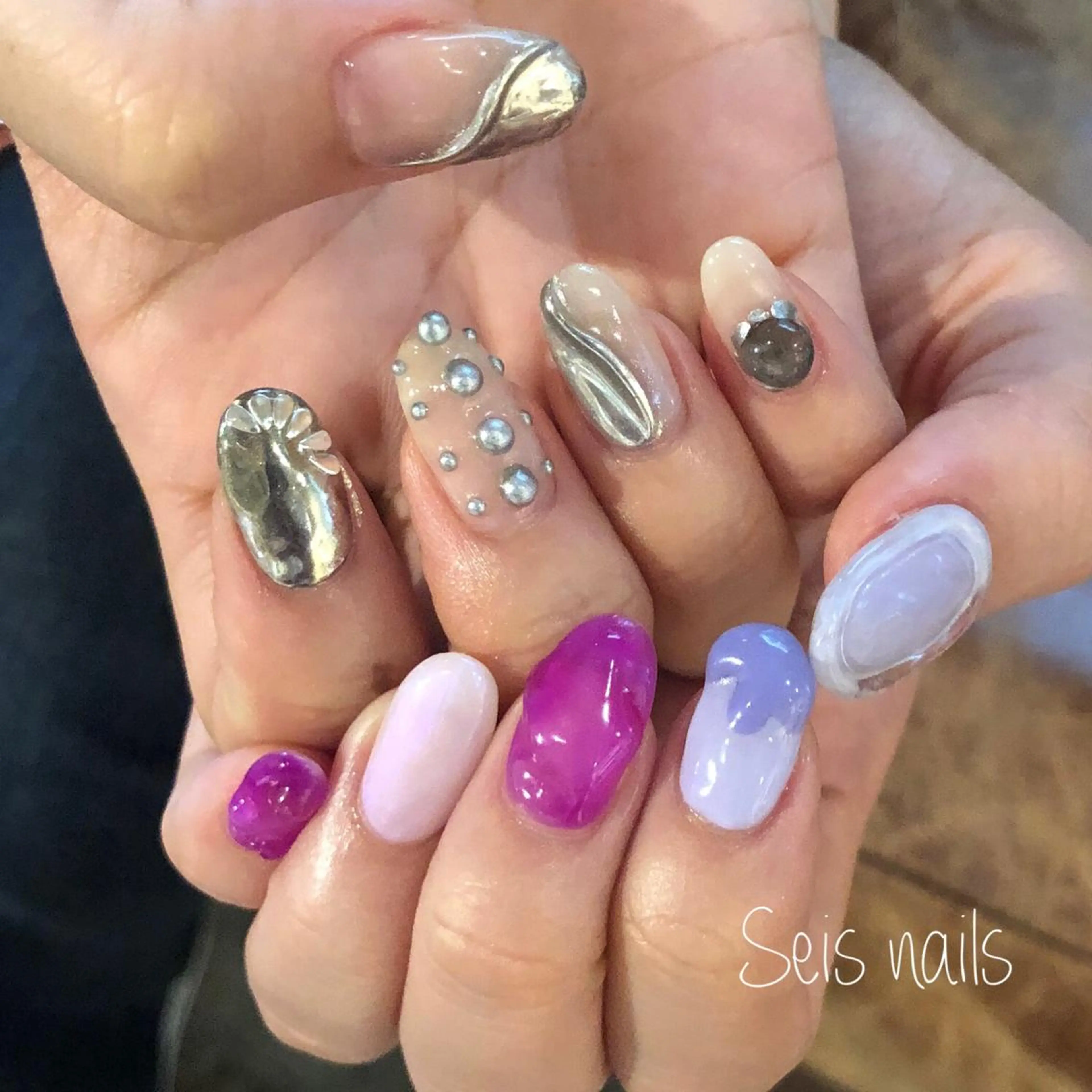 ネイル ハンドネイル Seis Shihoのネイルデザイン