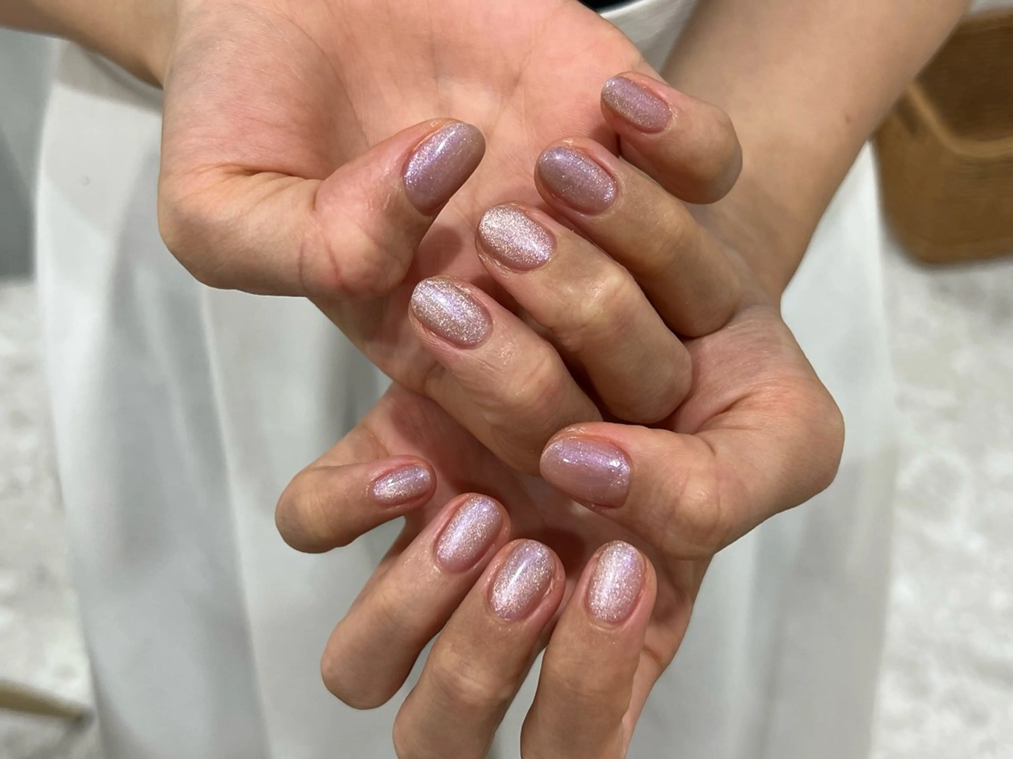 ネイル オーロラネイル キラキラネイル マグネットネイル マグネットワンカラー ワンカラーネイル J.O.NAILS所属・📍銀座 💅🏼yuriのネイルデザイン