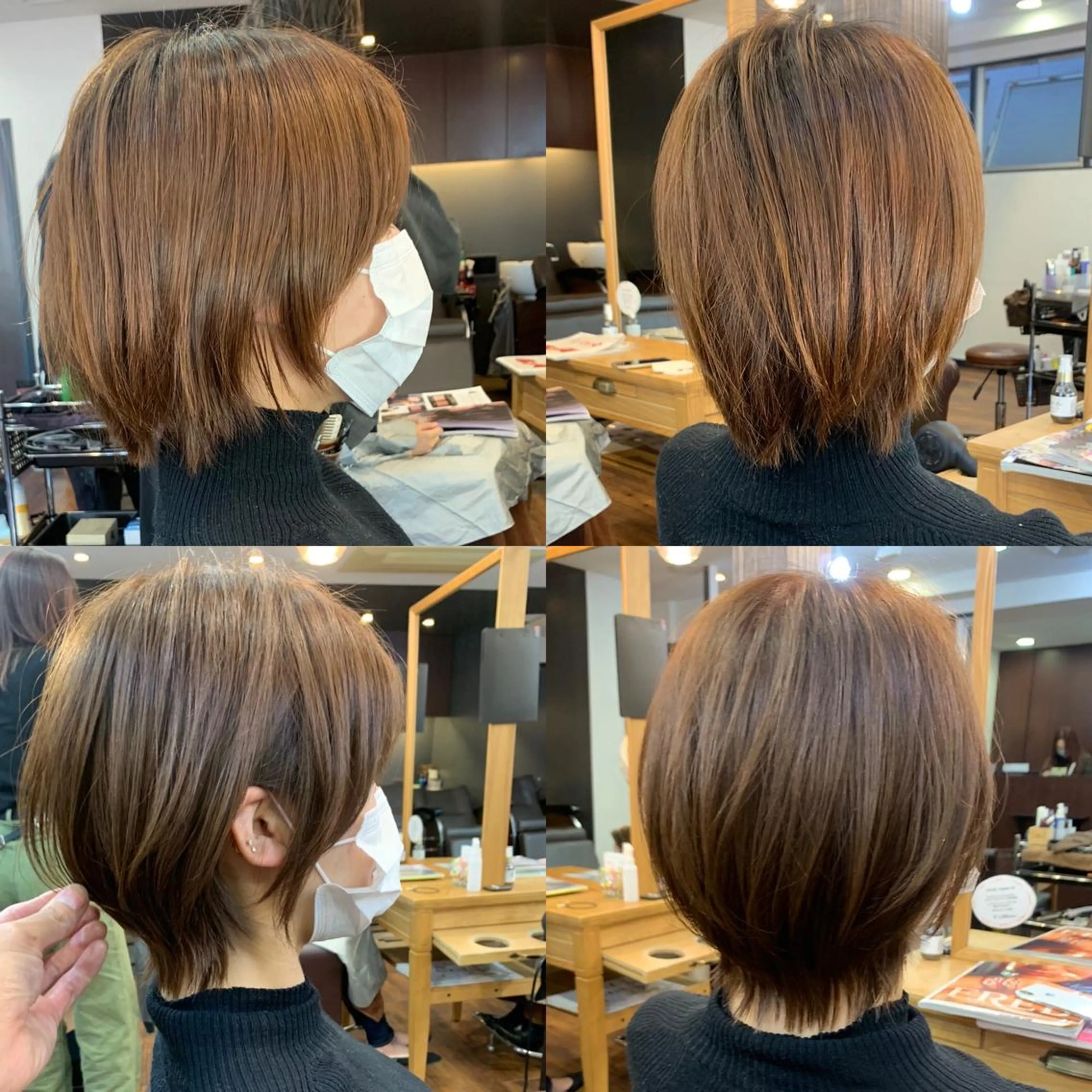 ショート 縮毛矯正/ショート/ レイヤー/畑中正敏のヘアスタイル