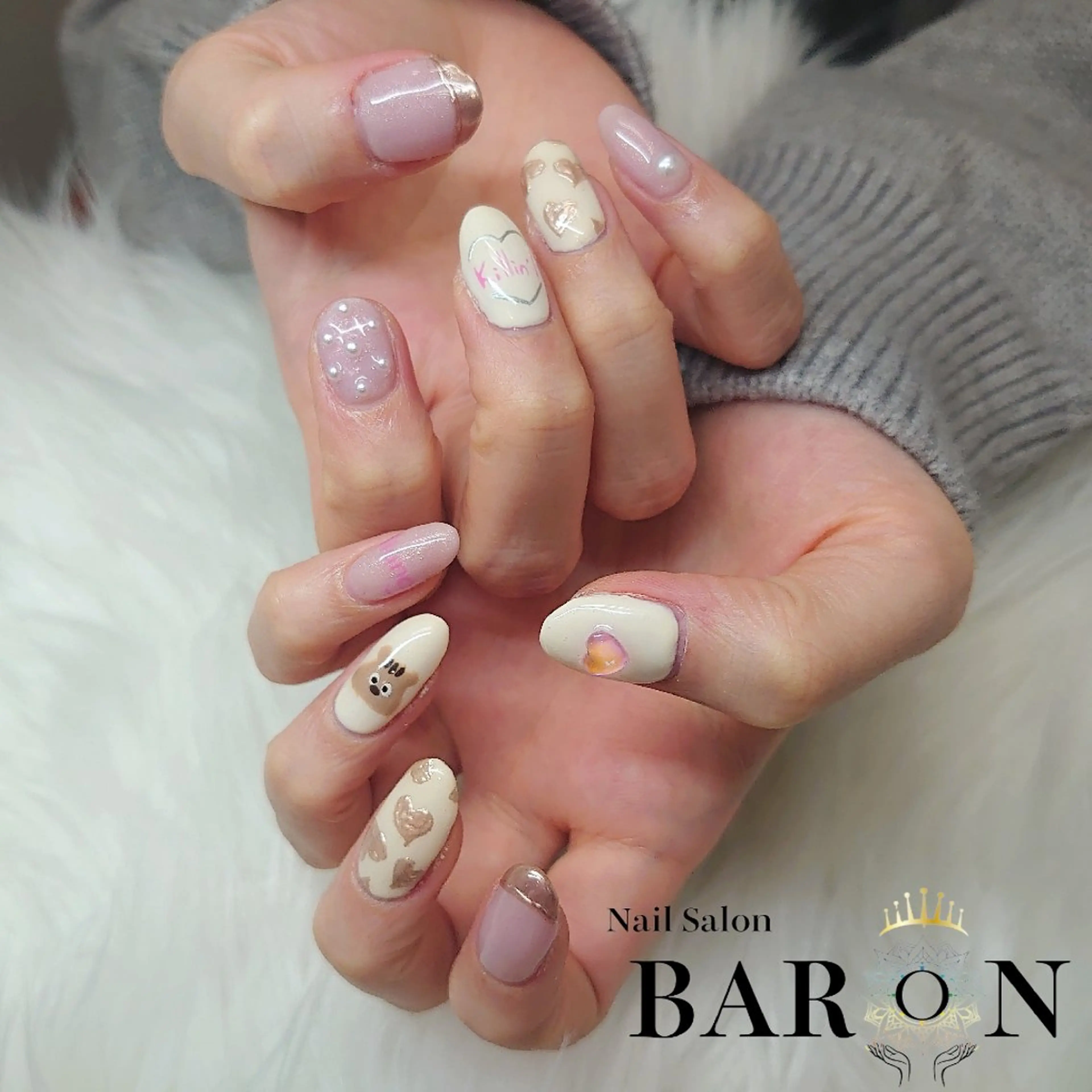 ネイル 持ち込み ♛BARON♛ AOIのネイルデザイン