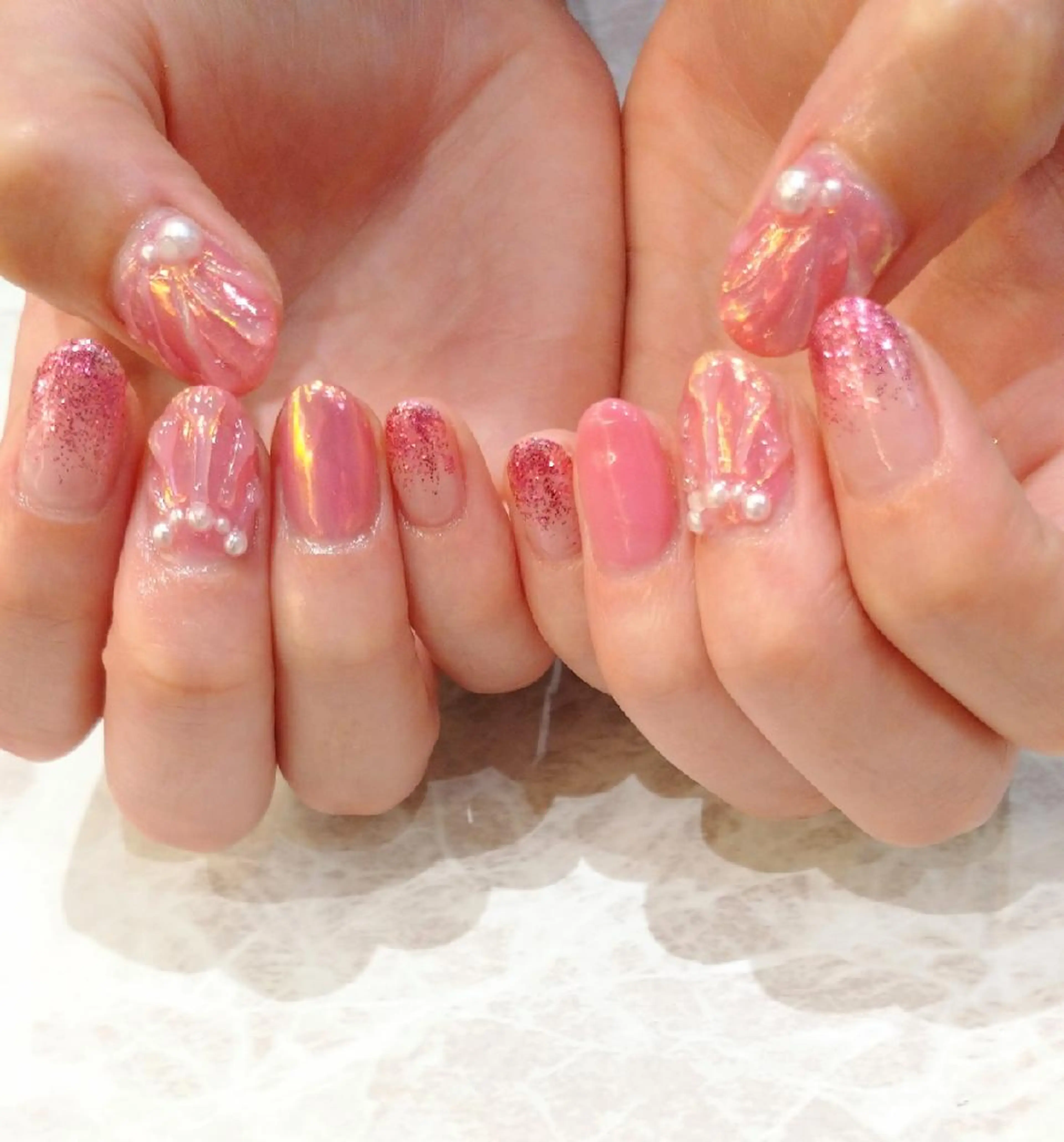 ネイル ハンドネイル 會田 瑠衣のネイルデザイン