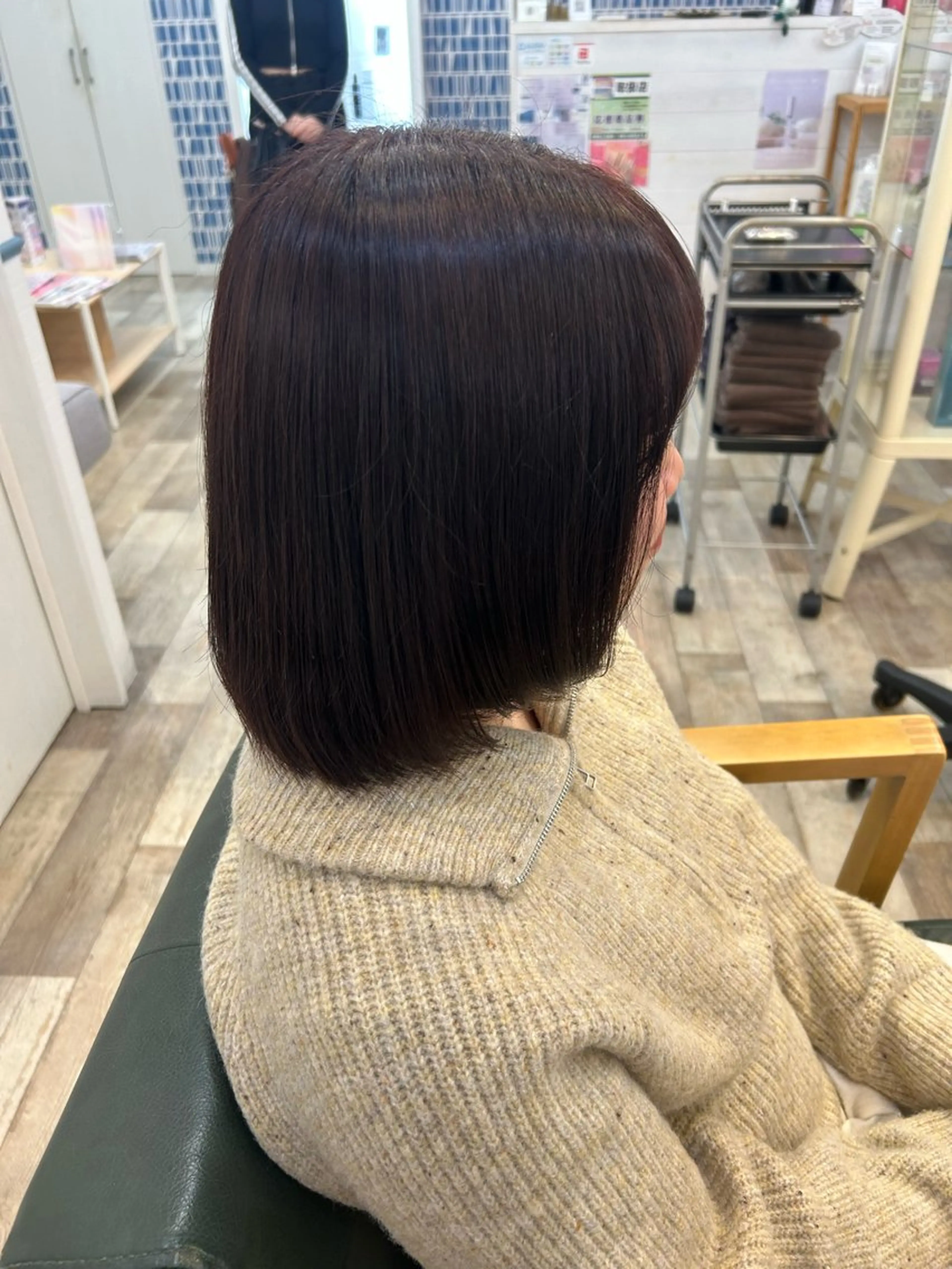 カラー ブリーチ ラベンダーカラー ブリーチなしカラー ピンクカラー ピンクラベンダー ヘアカラー 青木 優雅のヘアスタイル