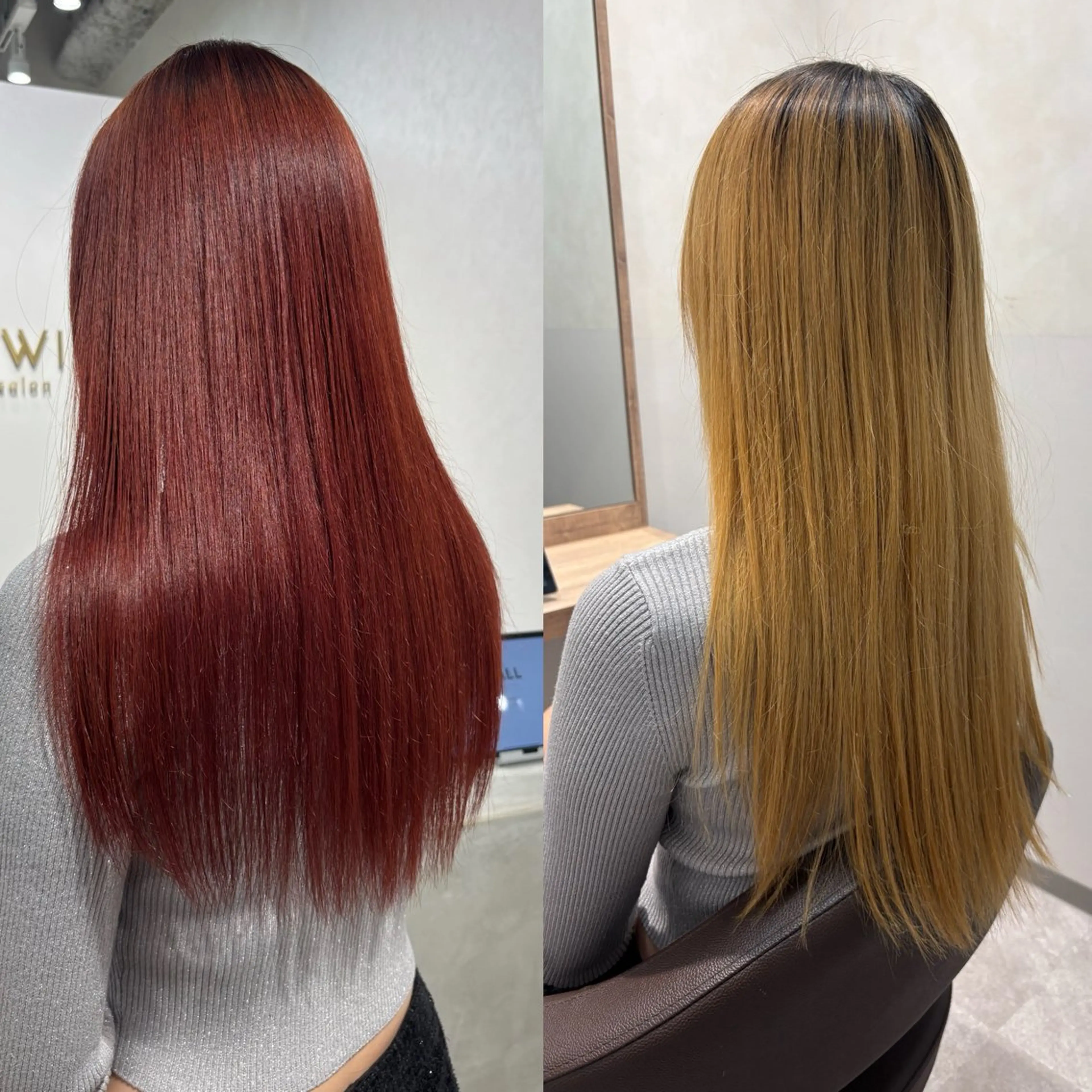 ロング ヘアカラー 吉澤 愛心のヘアスタイル