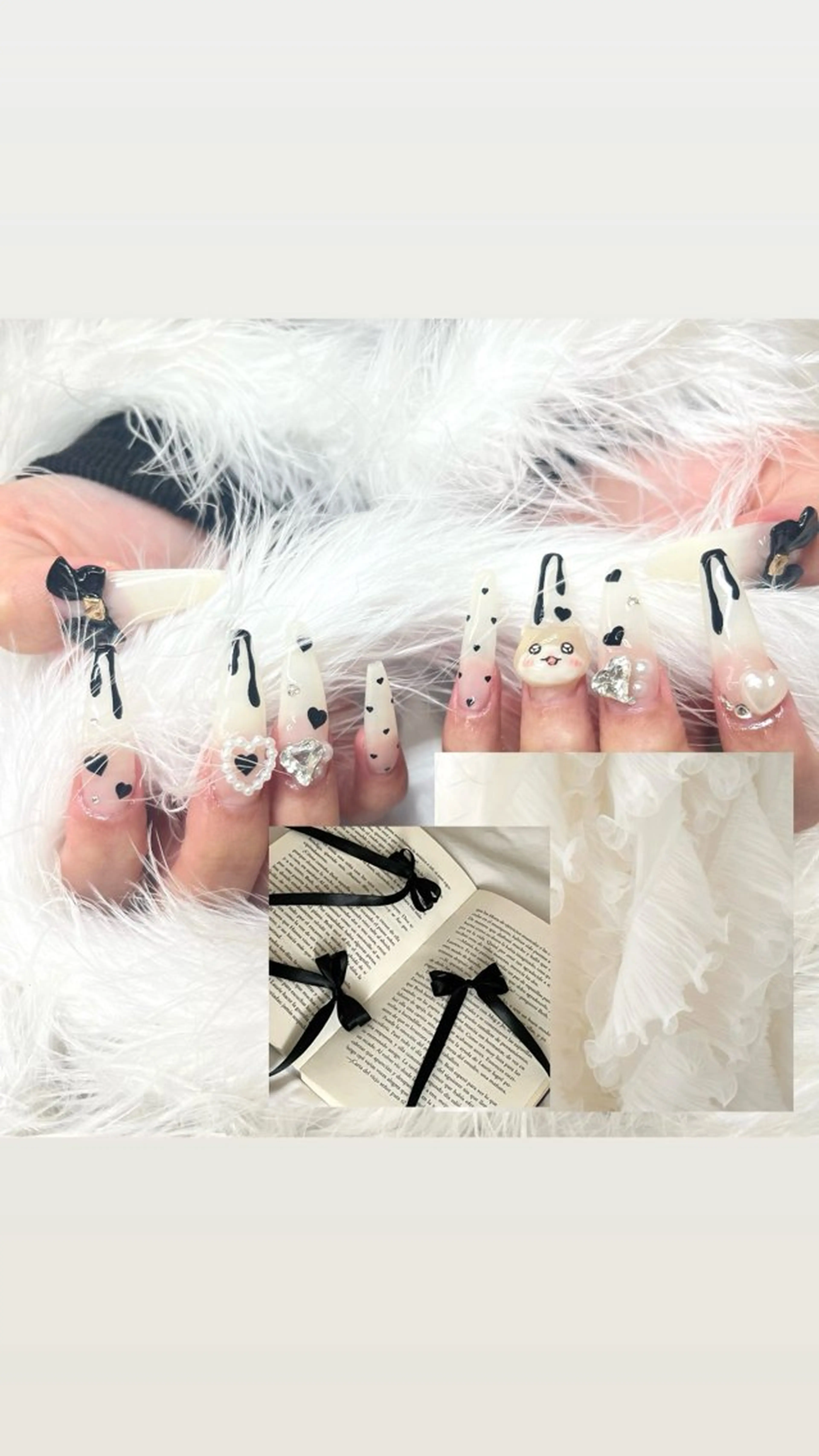 ネイル アートネイル 長さ出し ハンドネイル honoka 池袋❄️🎀🤍のネイルデザイン