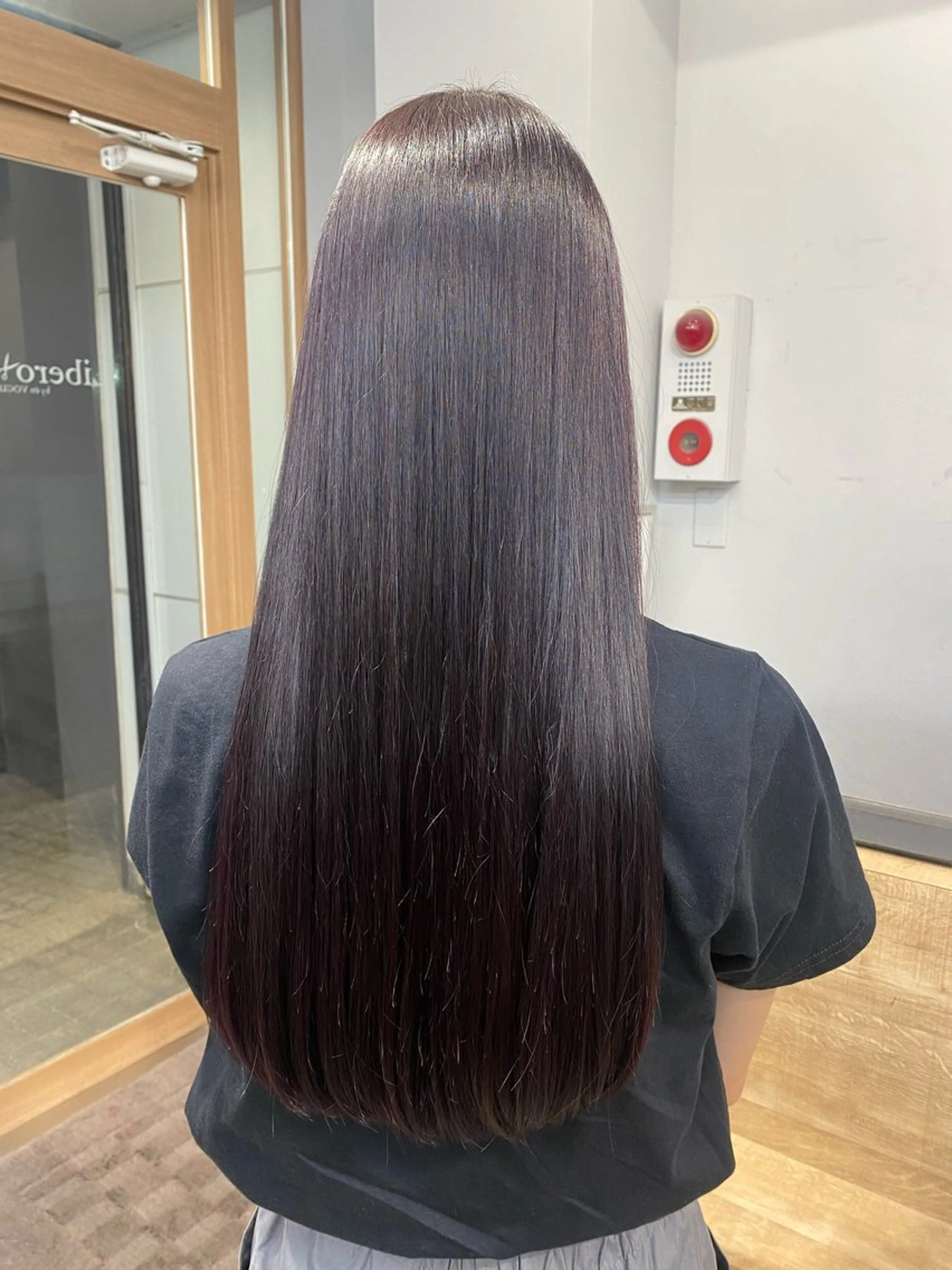 ロング パープルカラー 🐾Libero🐾 柏　KONOMIのヘアスタイル