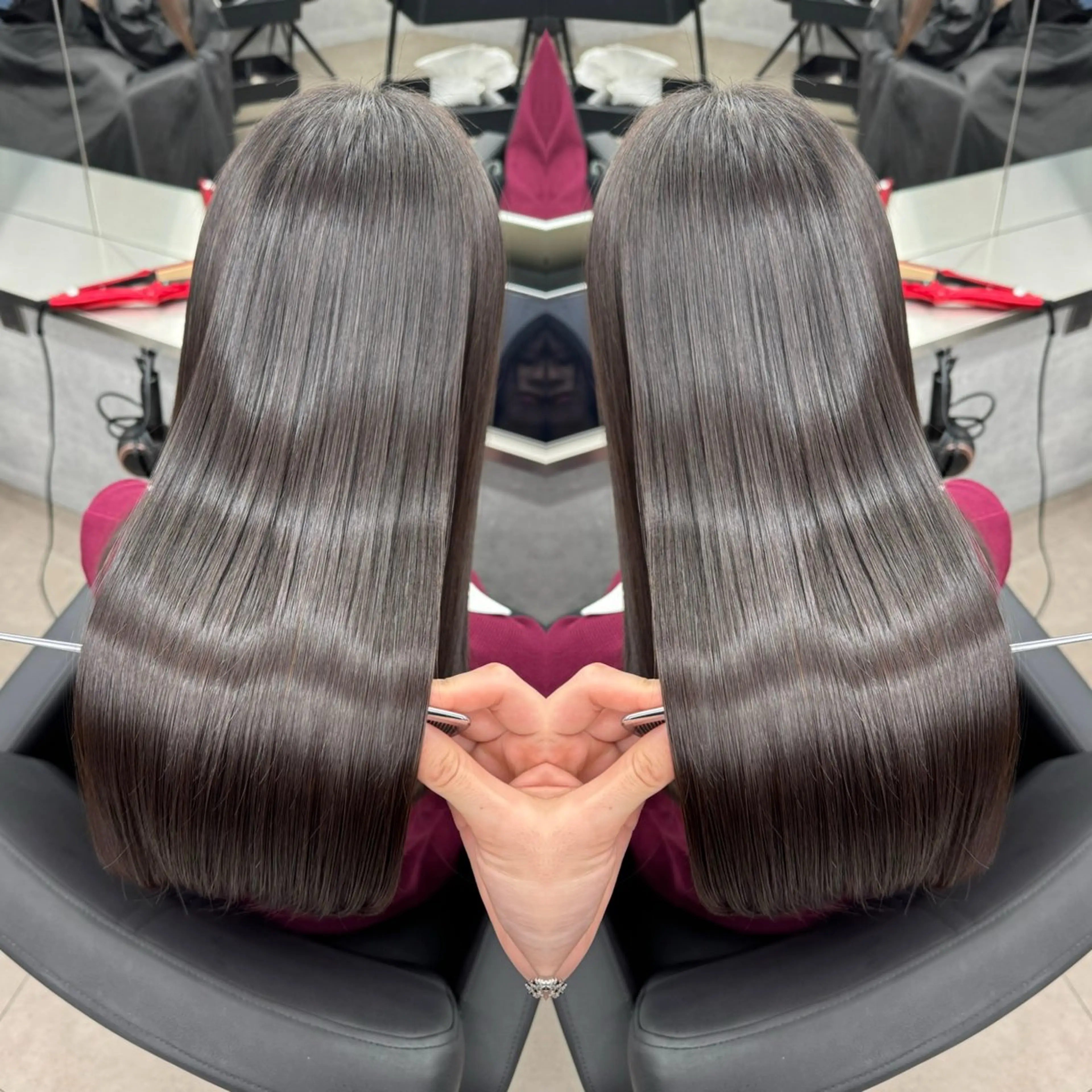 ロング 髪質改善 縮毛矯正 カット ヘアカラー トリートメント ヘッドスパ 🌈代表 🌈macotoのヘアスタイル