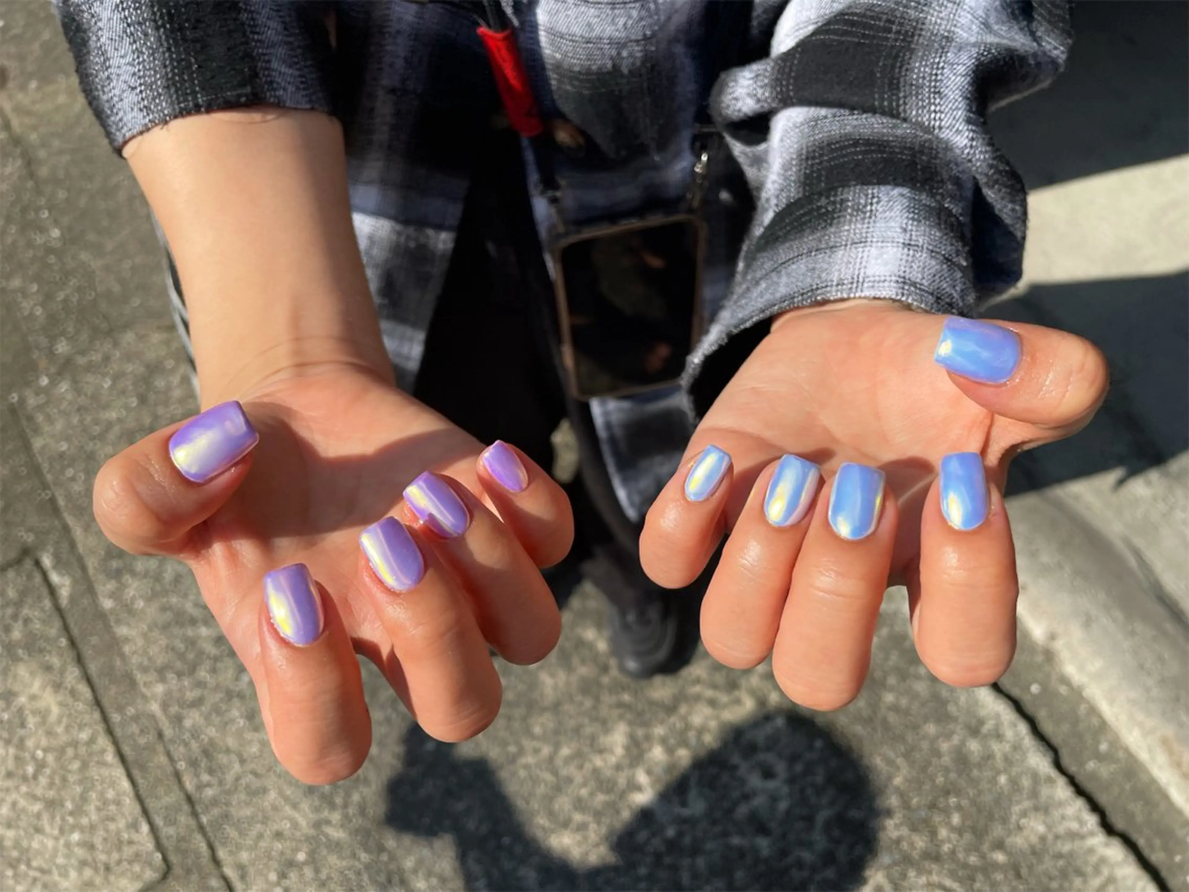 新規ミラーネイル4000円(再来+1100)の写真